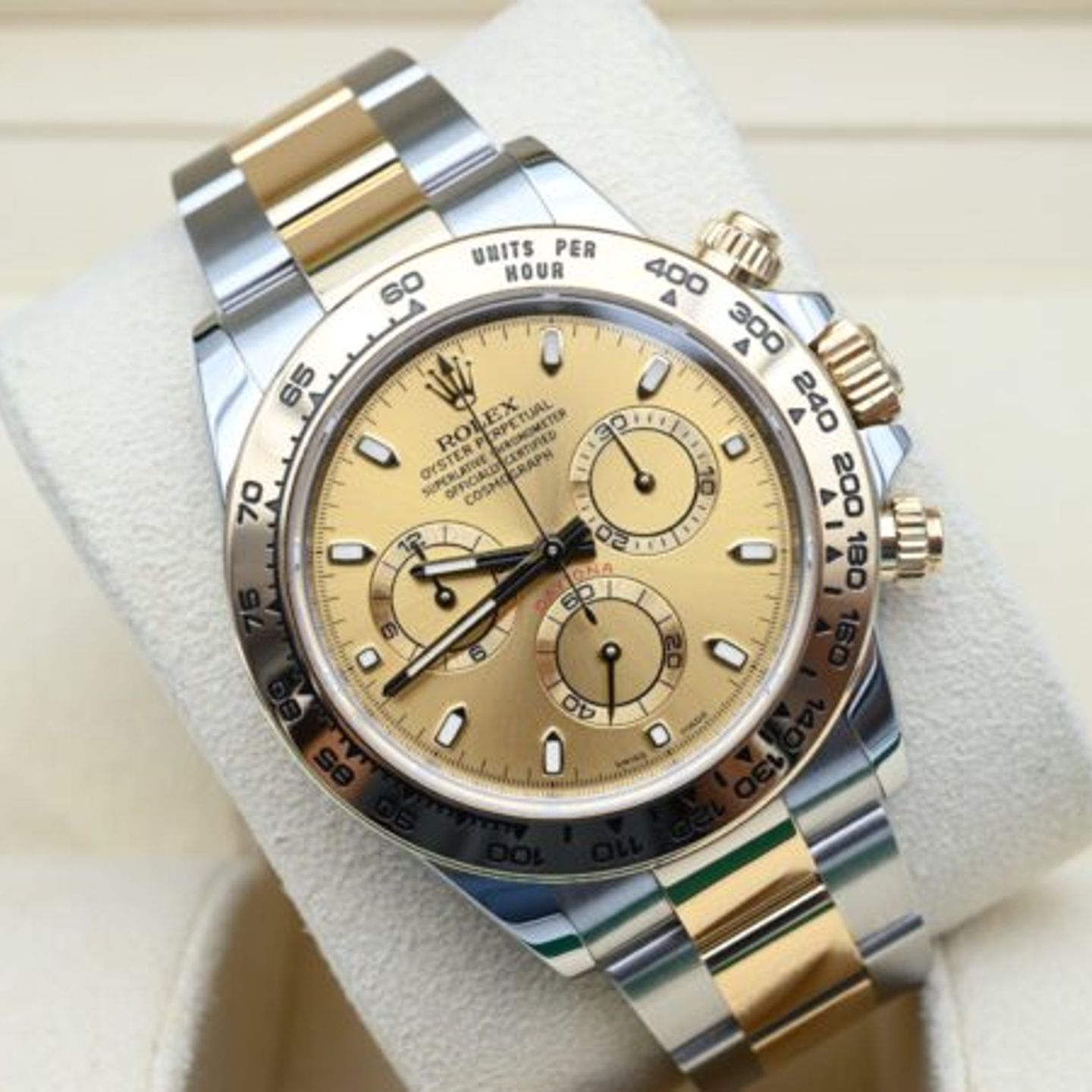 Rolex Daytona 116503 (2021) - Champagne dial 40 mm Gold/Steel case (1/8)