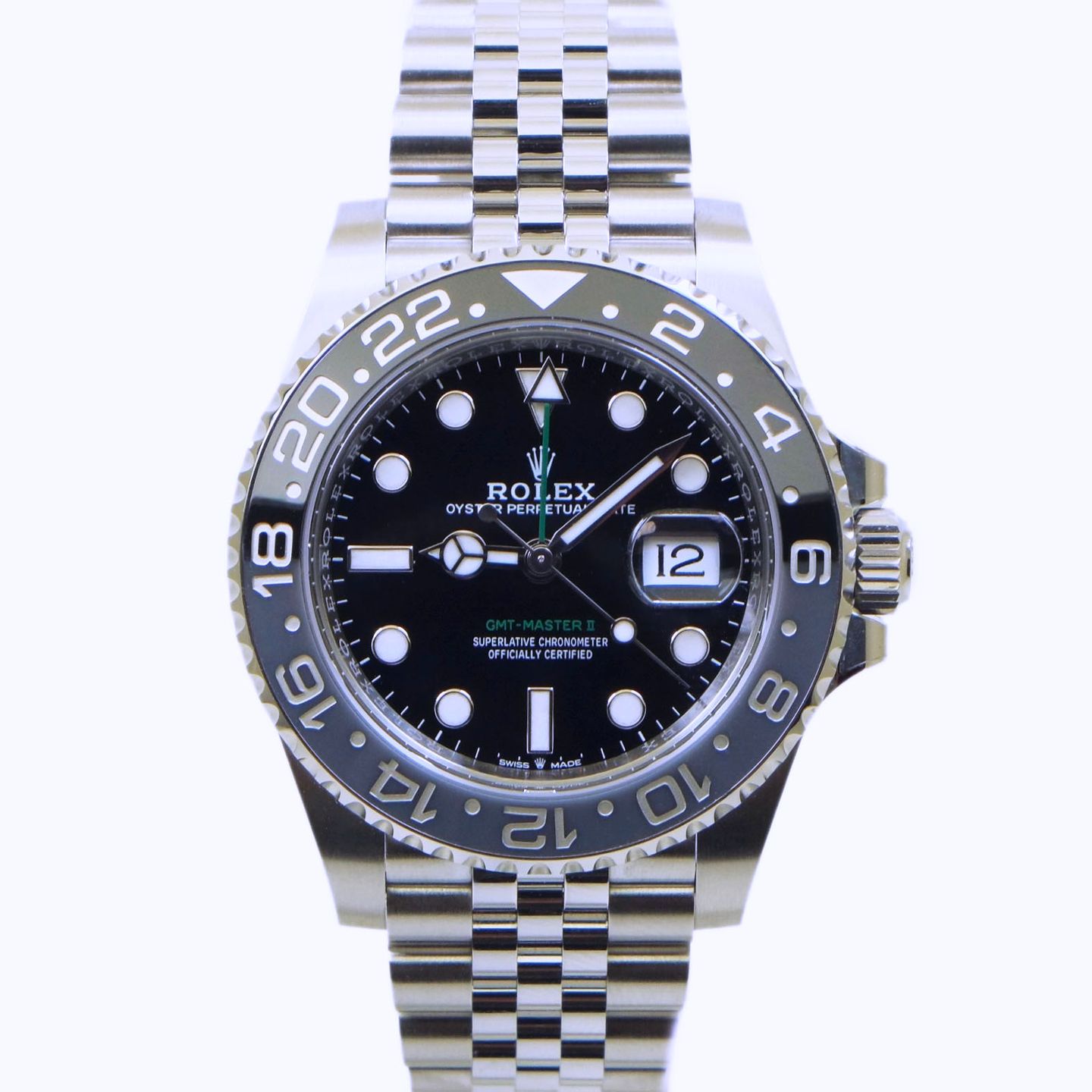 Rolex GMT-Master II 126710GRNR (2024) - Zwart wijzerplaat 40mm Staal (1/6)