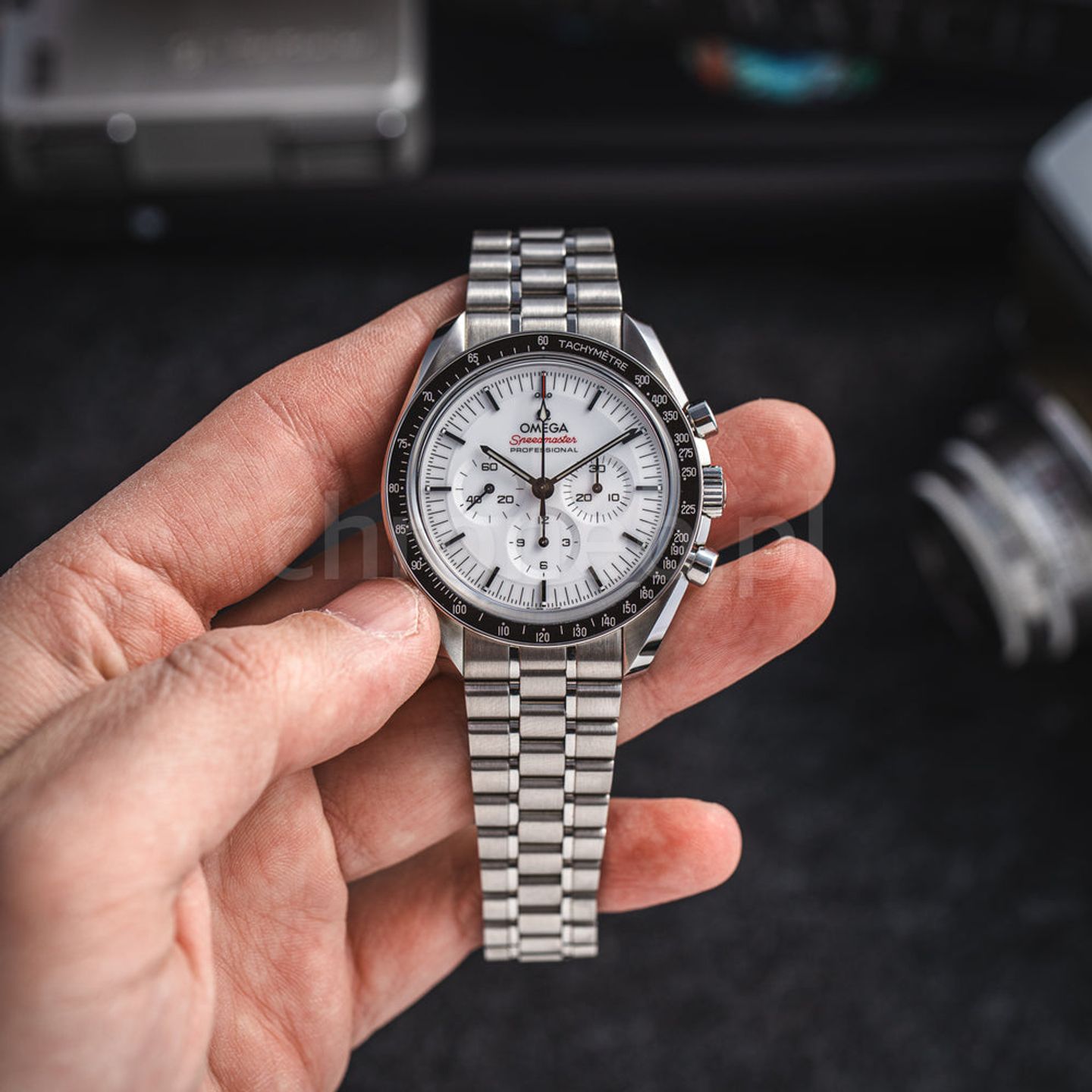 Omega Speedmaster Professional Moonwatch 310.30.42.50.04.001 (2025) - White dial 42 mm Steel case (5/8)