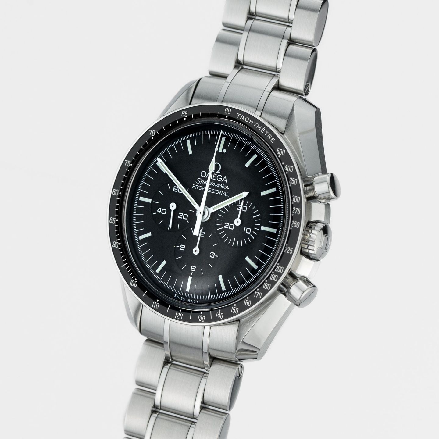 Omega Speedmaster Professional Moonwatch 311.30.42.30.01.005 (Onbekend (willekeurig serienummer)) - Zwart wijzerplaat 42mm Staal (3/8)