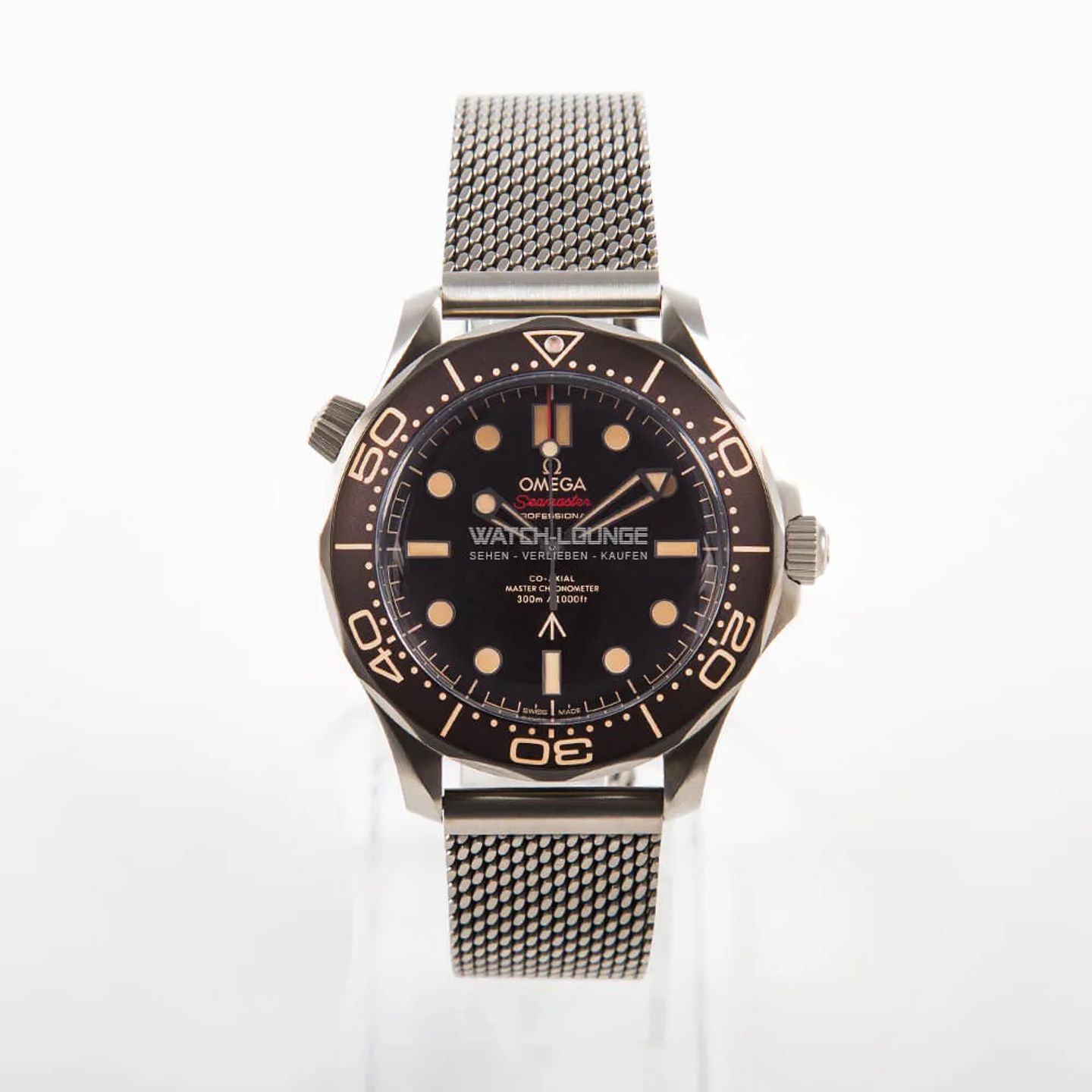 Omega Seamaster Diver 300 M 210.90.42.20.01.001 (2022) - Bruin wijzerplaat 42mm Titanium (3/8)
