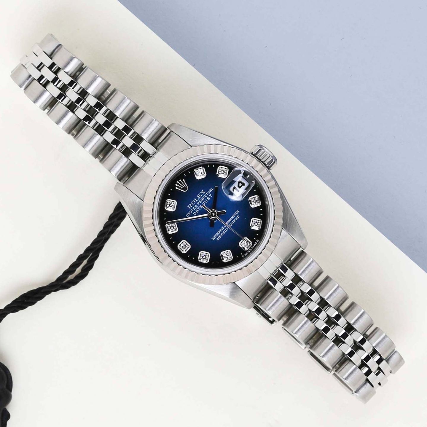 Rolex Lady-Datejust 69174 (1997) - 26mm Staal (1/8)