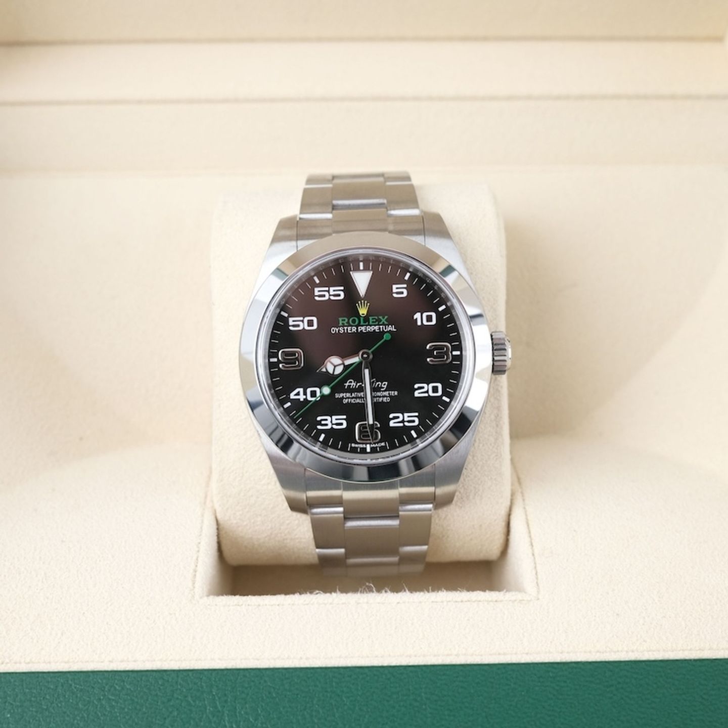 Rolex Air-King 116900 (2020) - Zwart wijzerplaat 40mm Staal (2/8)