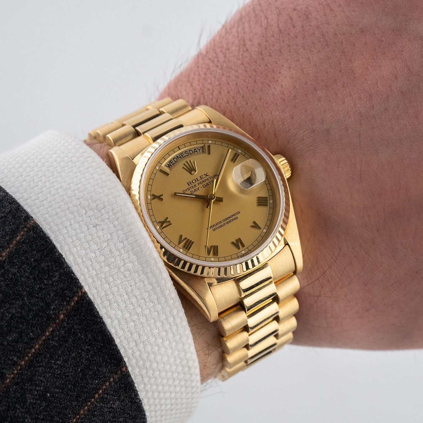 Rolex Day-Date 36 18038 (1980) - 36mm Geelgoud (6/7)