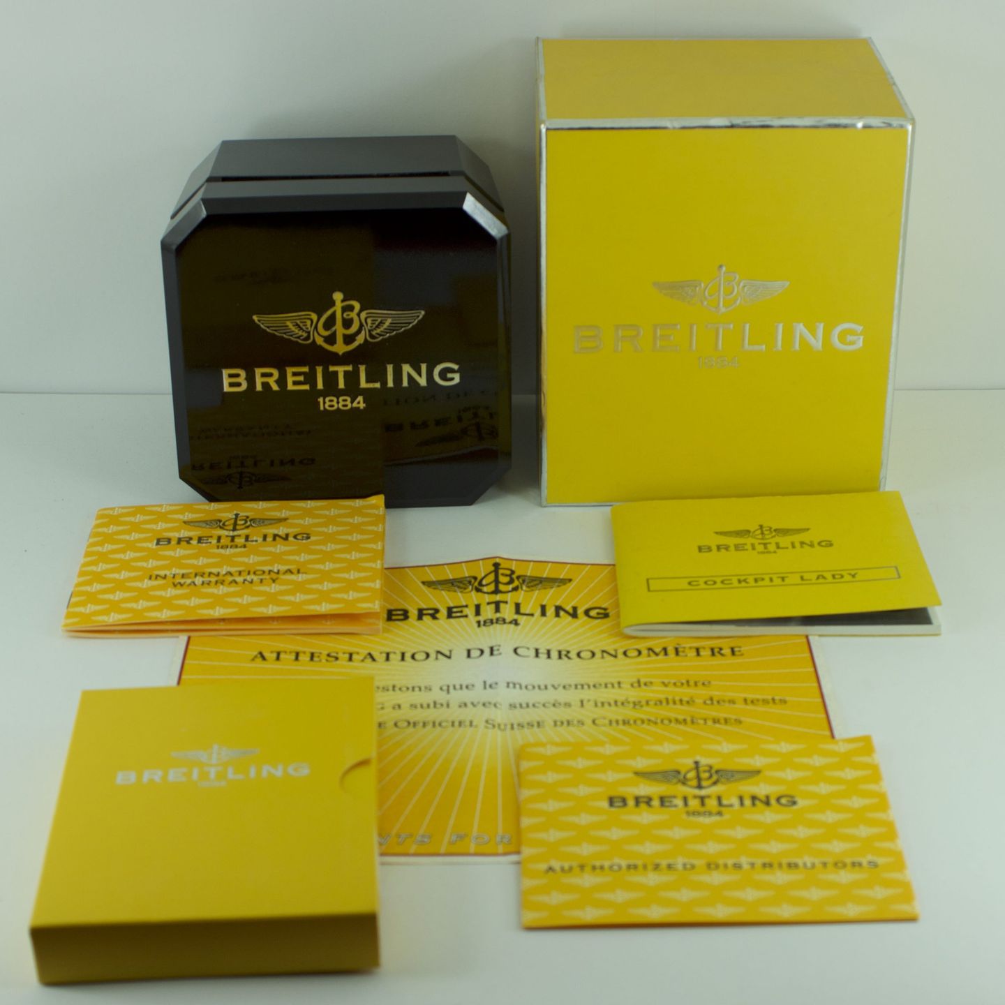 Breitling Cockpit Lady A71356 (2004) - White dial 32 mm Steel case (8/8)