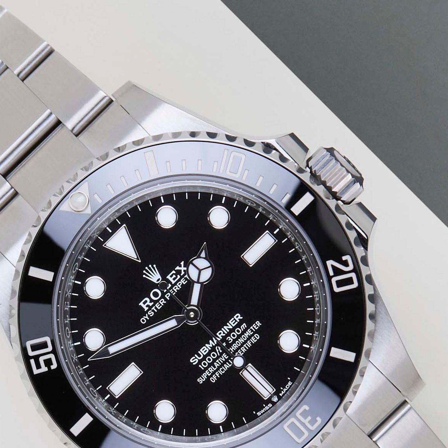 Rolex Submariner No Date 124060 (2026) - Black dial 41 mm Steel case (3/8)