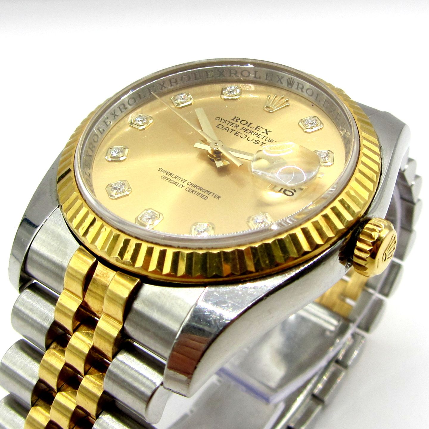 Rolex Datejust 36 116233 (2007) - 36 mm Gold/Steel case (6/6)