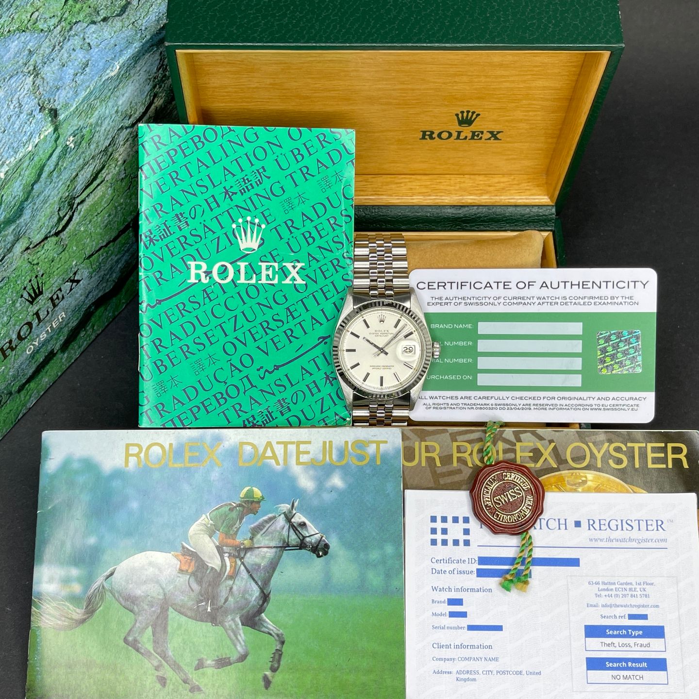 Rolex Datejust 1601 (1973) - Silver dial 36 mm Steel case (2/8)