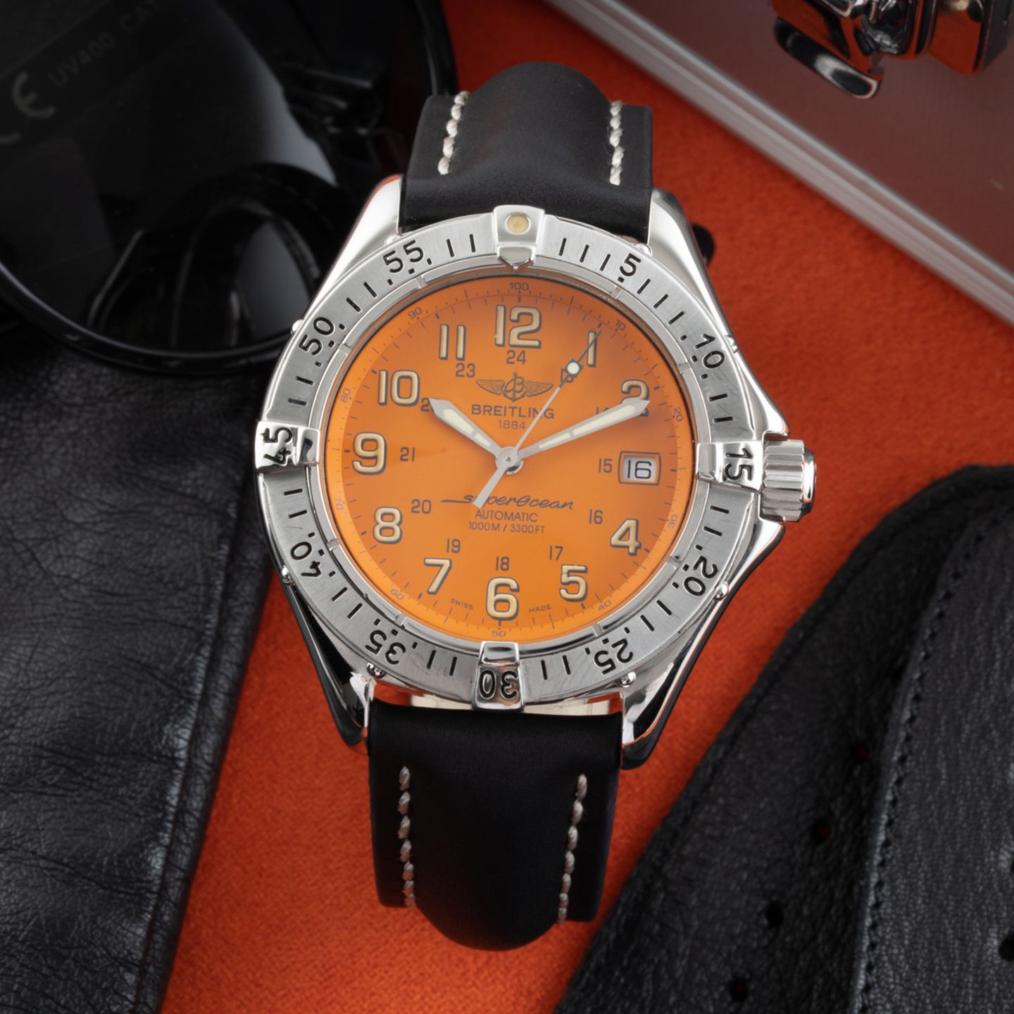 Breitling Superocean A17040 (2002) - 41mm Staal (1/8)