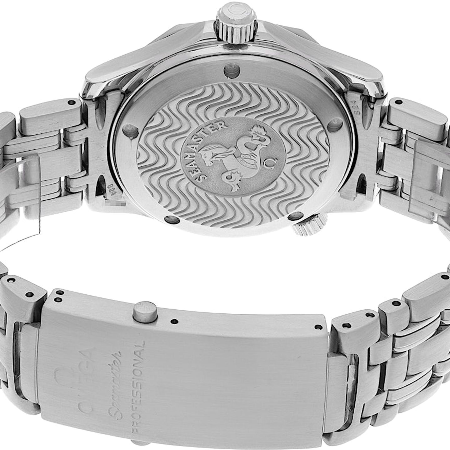 Omega Seamaster Diver 300 M 2551.80.00 (2005) - Blauw wijzerplaat 36mm Staal (5/5)