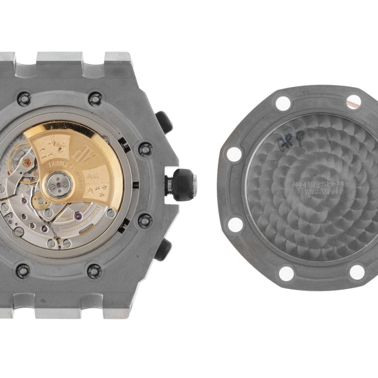 Audemars Piguet Royal Oak Offshore Chronograph 26170TI.OO.1000TI.01 (2014) - Grey dial 42 mm Titanium case (8/8)