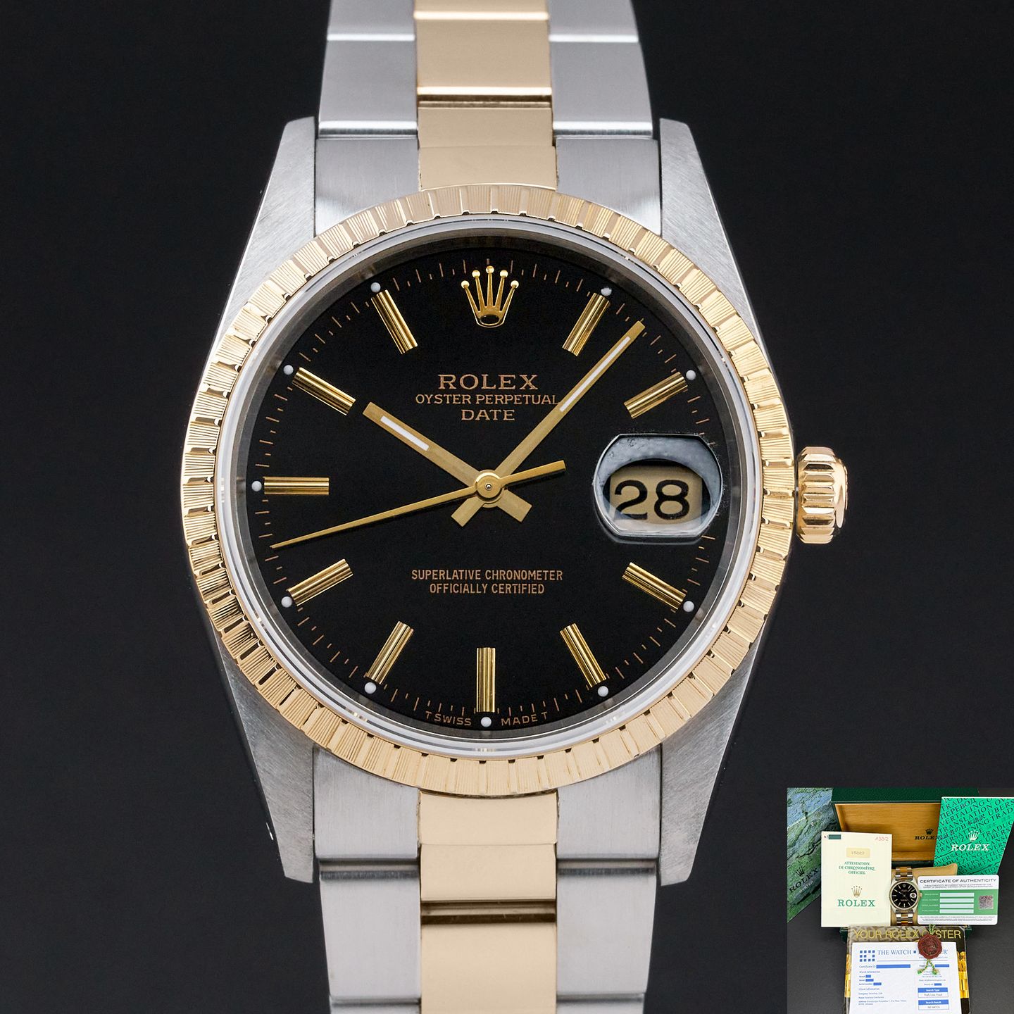 Rolex Oyster Perpetual Date 15223 - (1/8)