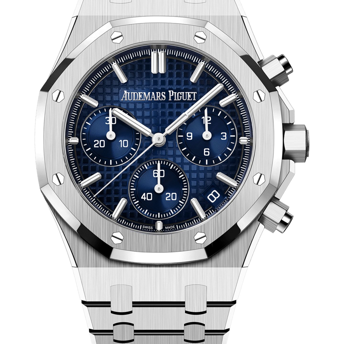 Audemars Piguet Royal Oak Chronograph 26240BC.OO.1320BC.04 (2025) - Blue dial 41 mm White Gold case (1/1)
