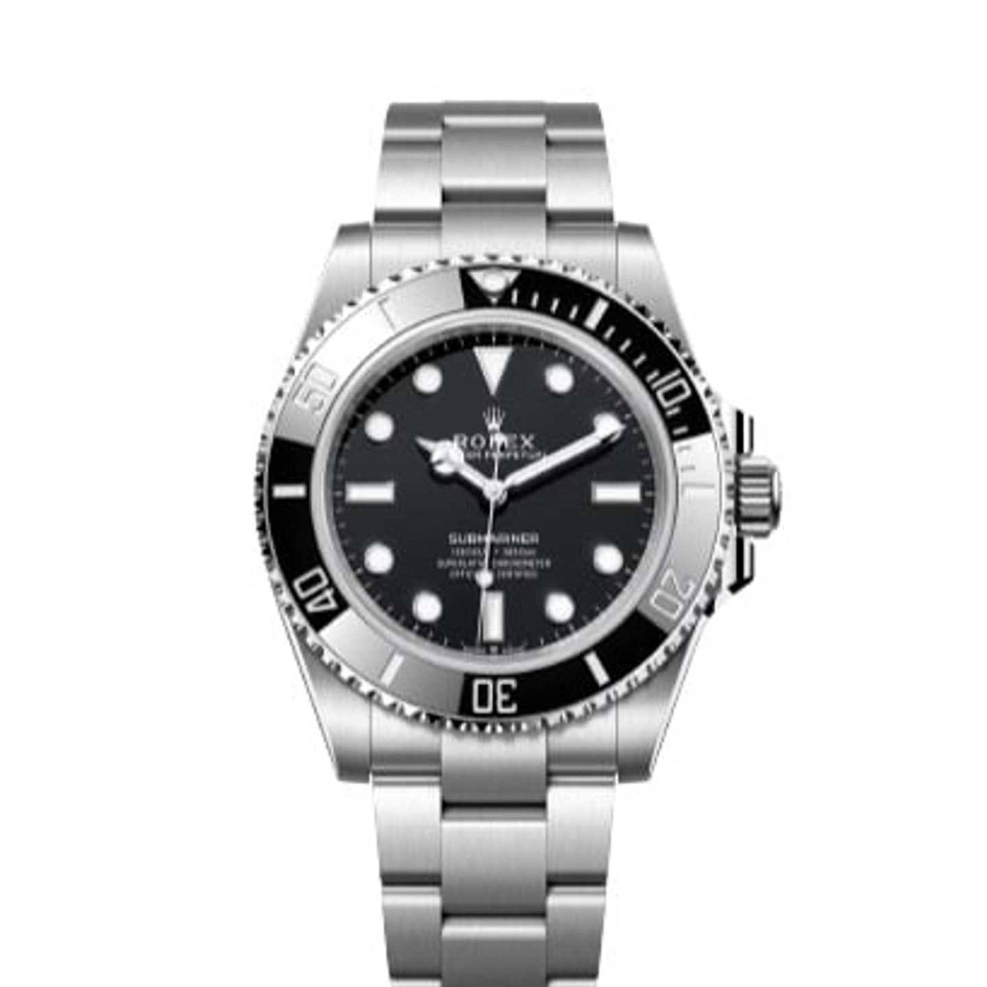 Rolex Submariner No Date 124060 (2025) - Zwart wijzerplaat 41mm Staal (1/6)