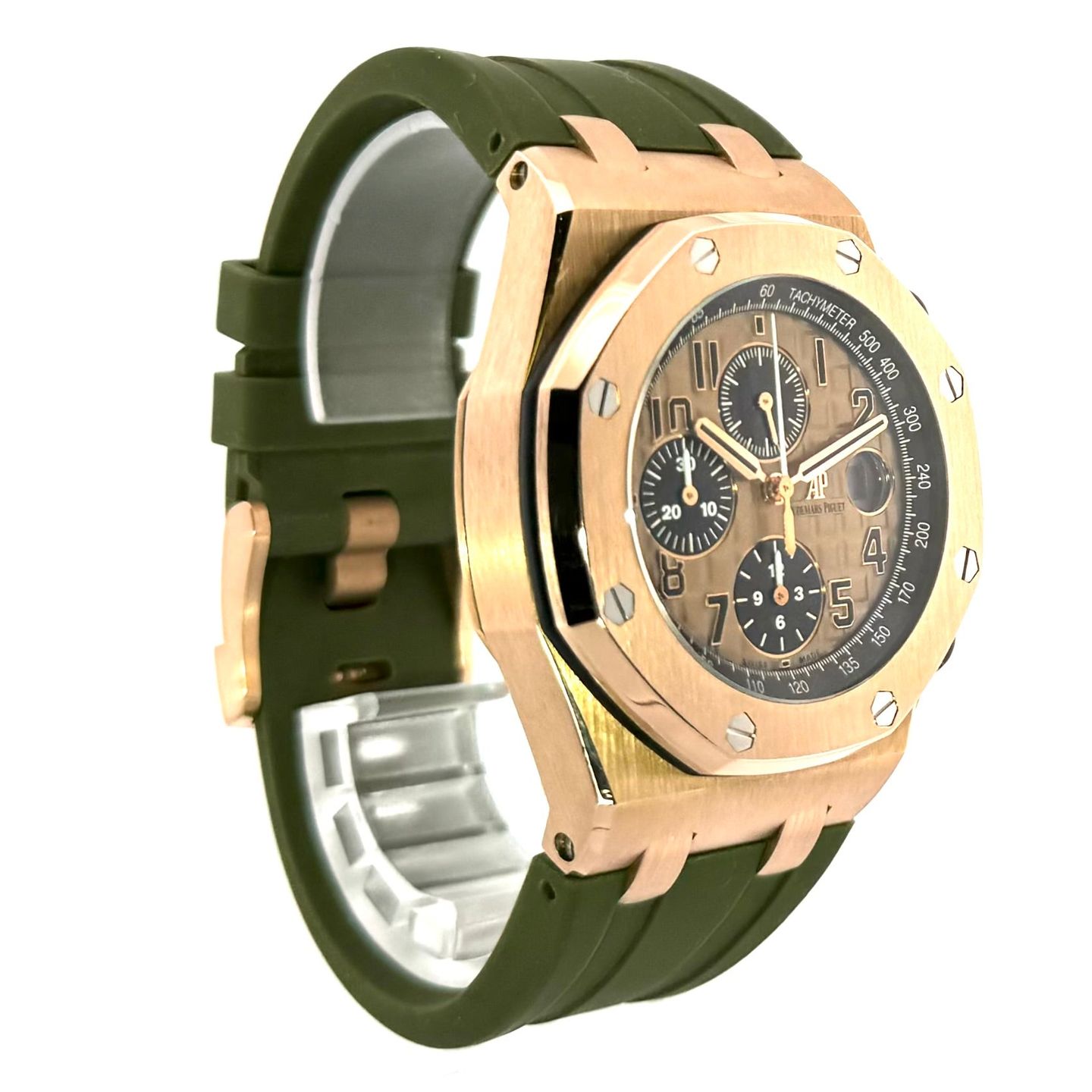 Audemars Piguet Royal Oak Offshore 26470OR.OO.A002CR.01 (2017) - Champagne wijzerplaat 42mm Roségoud (3/7)