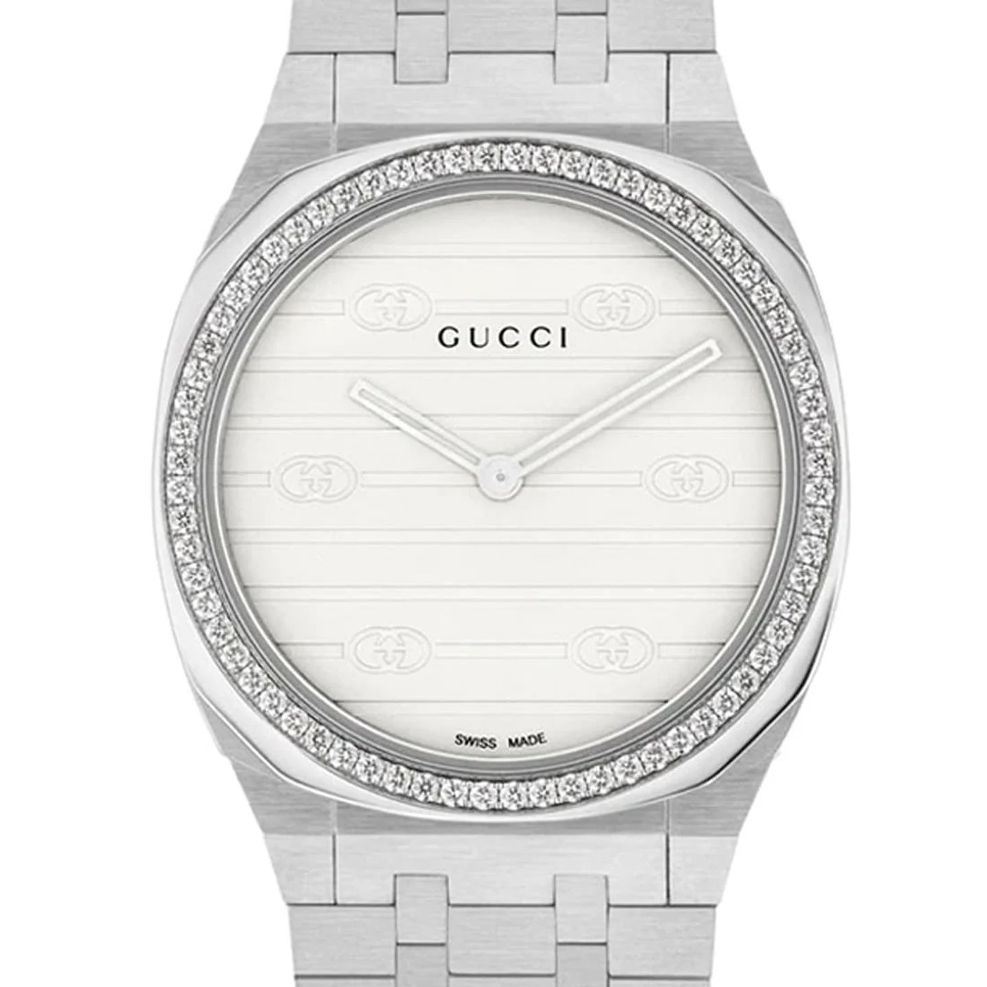 Gucci Gucci YA163503 (2023) - Wit wijzerplaat 30mm Staal (1/3)
