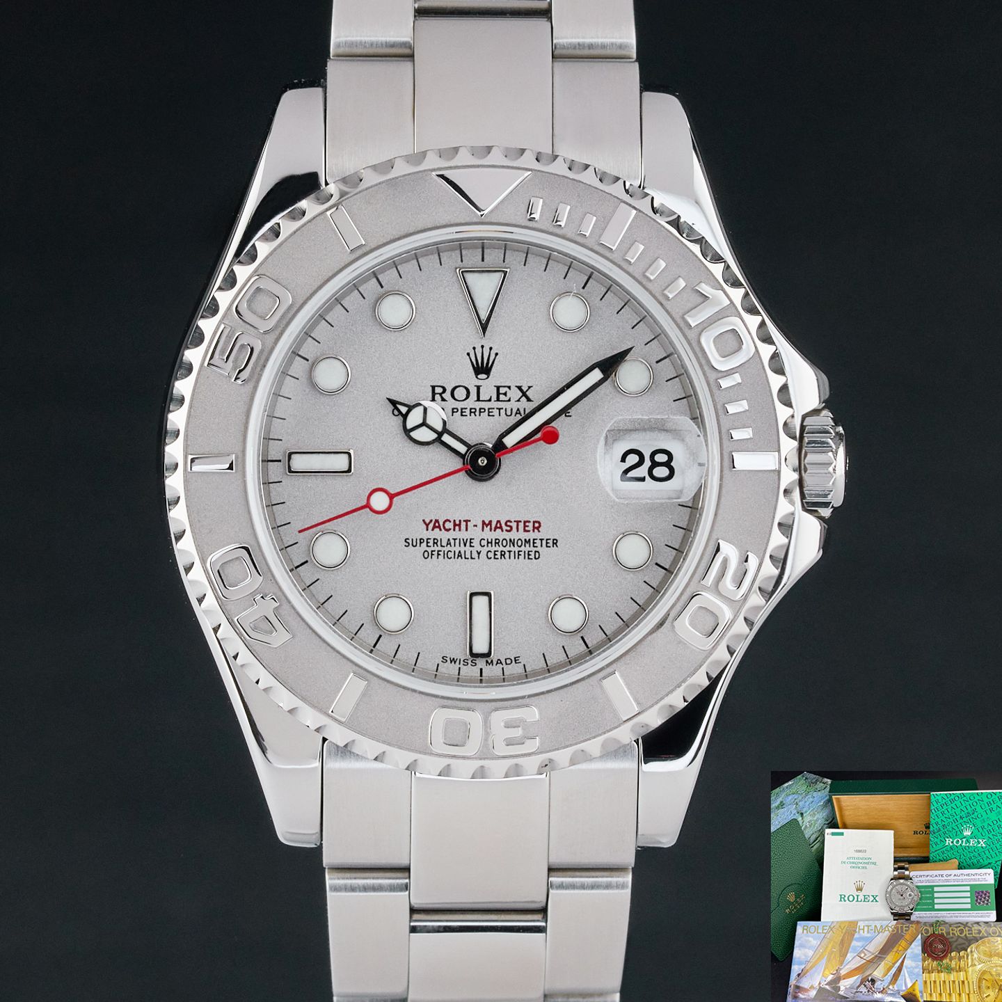 Rolex Yacht-Master 168622 (2001) - 35mm Staal (1/8)