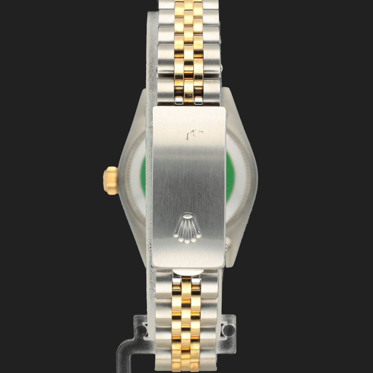 Rolex Lady-Datejust 69173 (1997) - Champagne dial 26 mm Gold/Steel case (6/8)