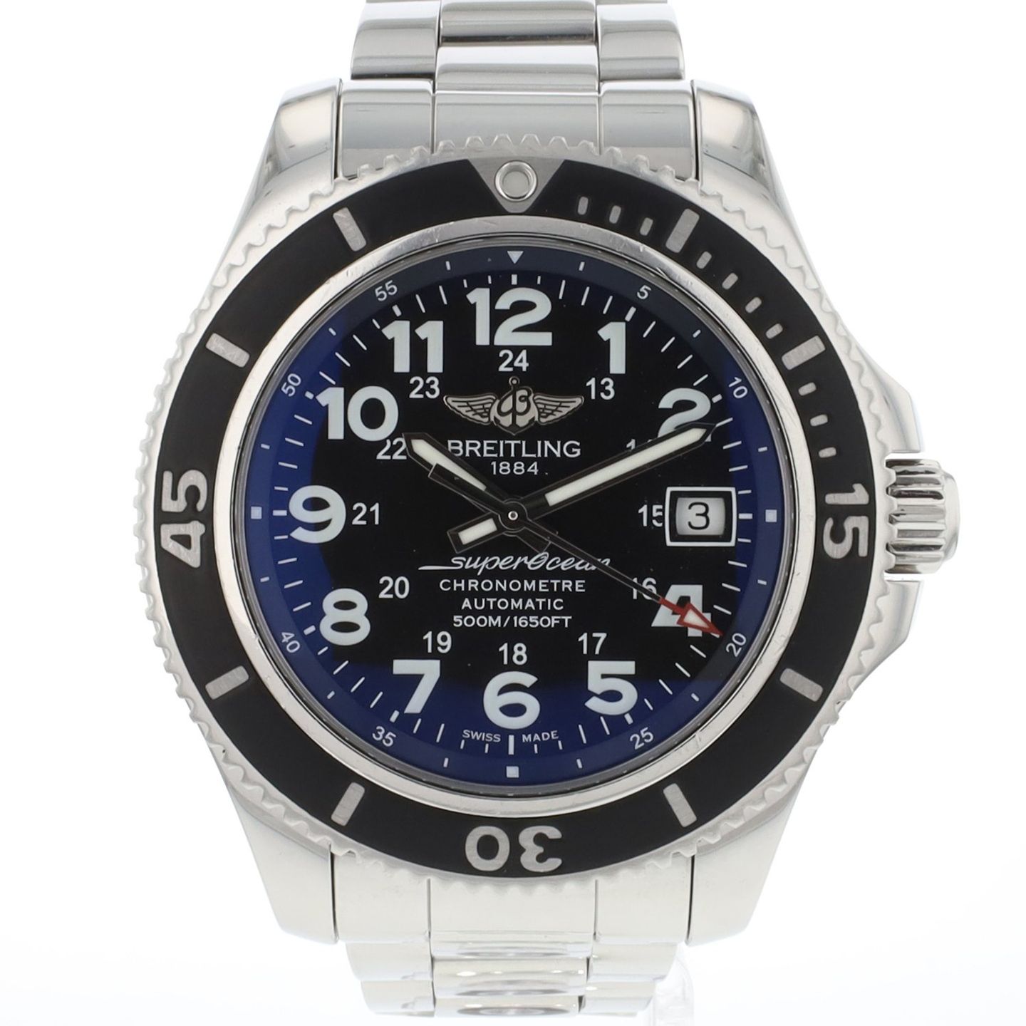 Breitling Superocean II 42 A17365 (2019) - 42mm Staal (1/6)