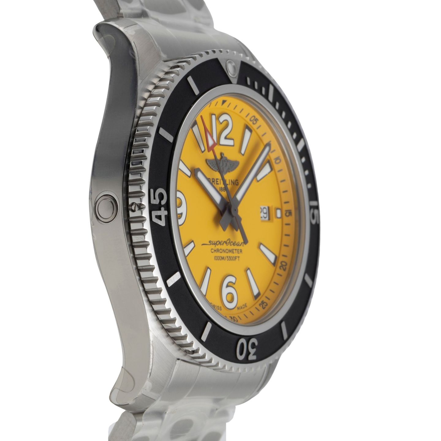 Breitling Superocean 44 A17367021I1A1 (Unknown (random serial)) - Yellow dial 44 mm Steel case (7/8)