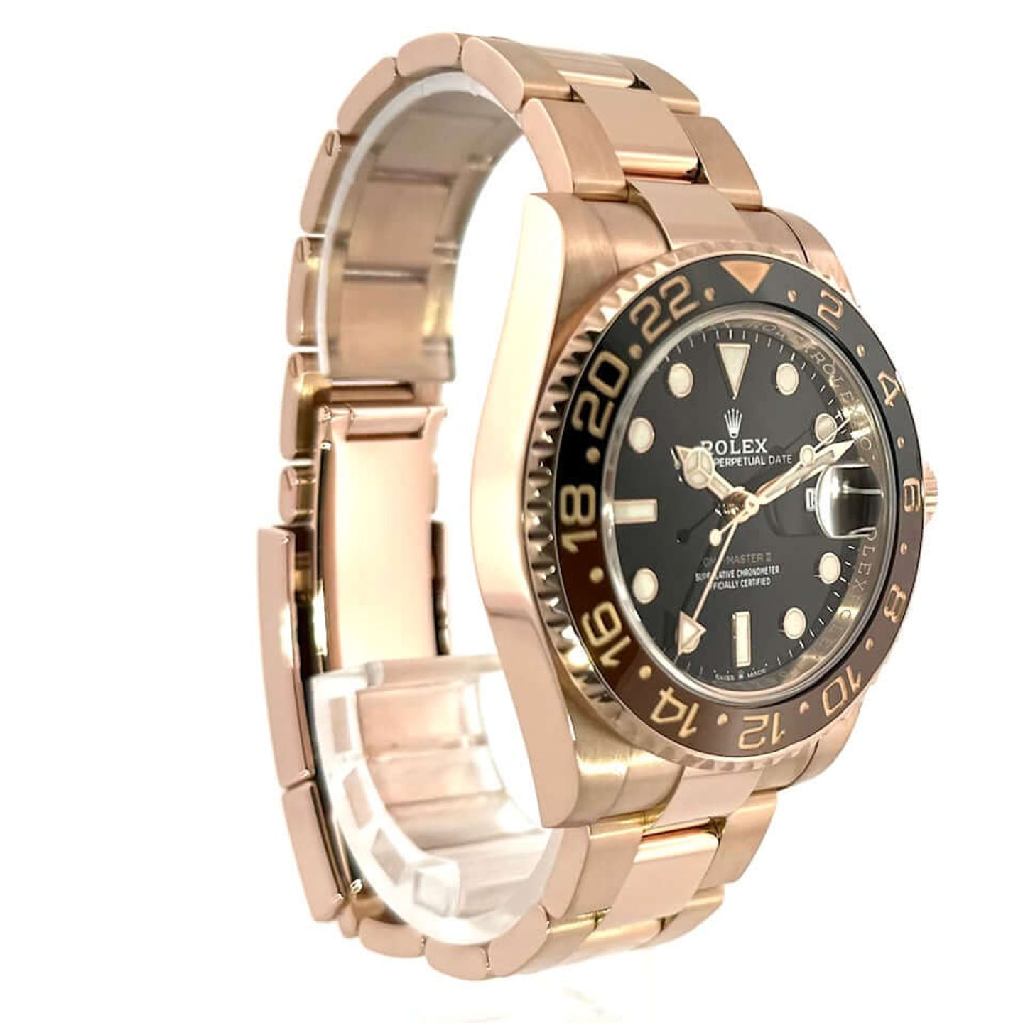 Rolex GMT-Master II 126715CHNR (2023) - Zwart wijzerplaat 40mm Roségoud (3/7)