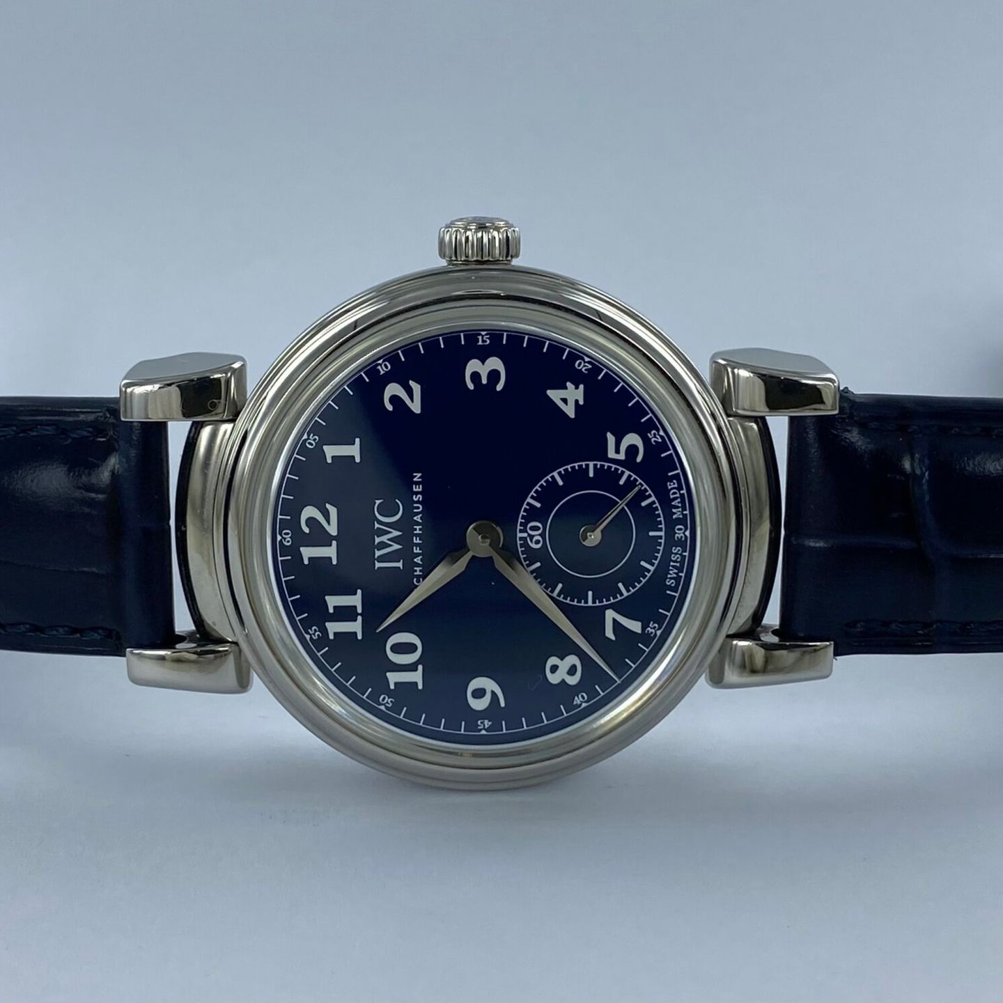 IWC Da Vinci Automatic IW358102 (Onbekend (willekeurig serienummer)) - Blauw wijzerplaat 40mm Staal (1/8)