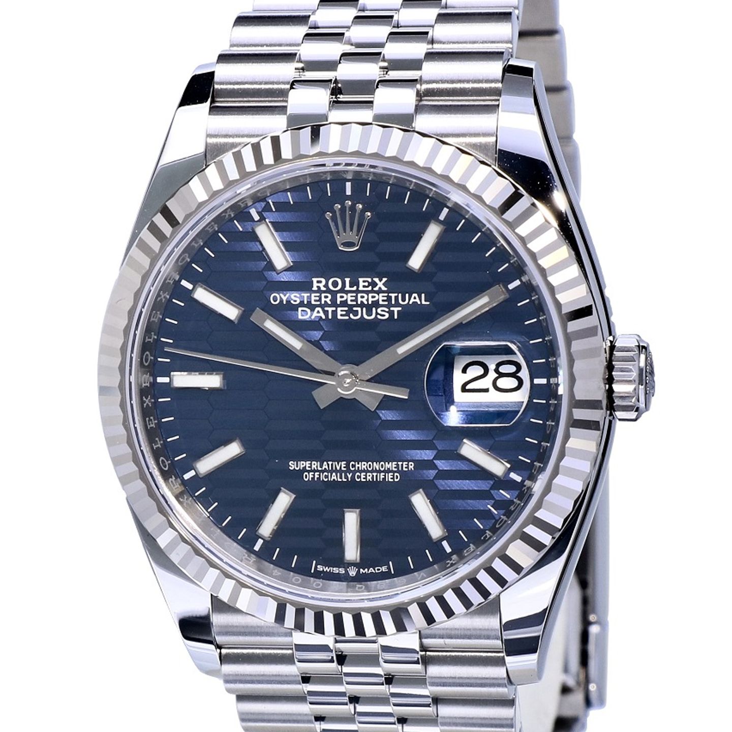 Rolex Datejust 36 126234 (2021) - Blue dial 36 mm Steel case (1/8)