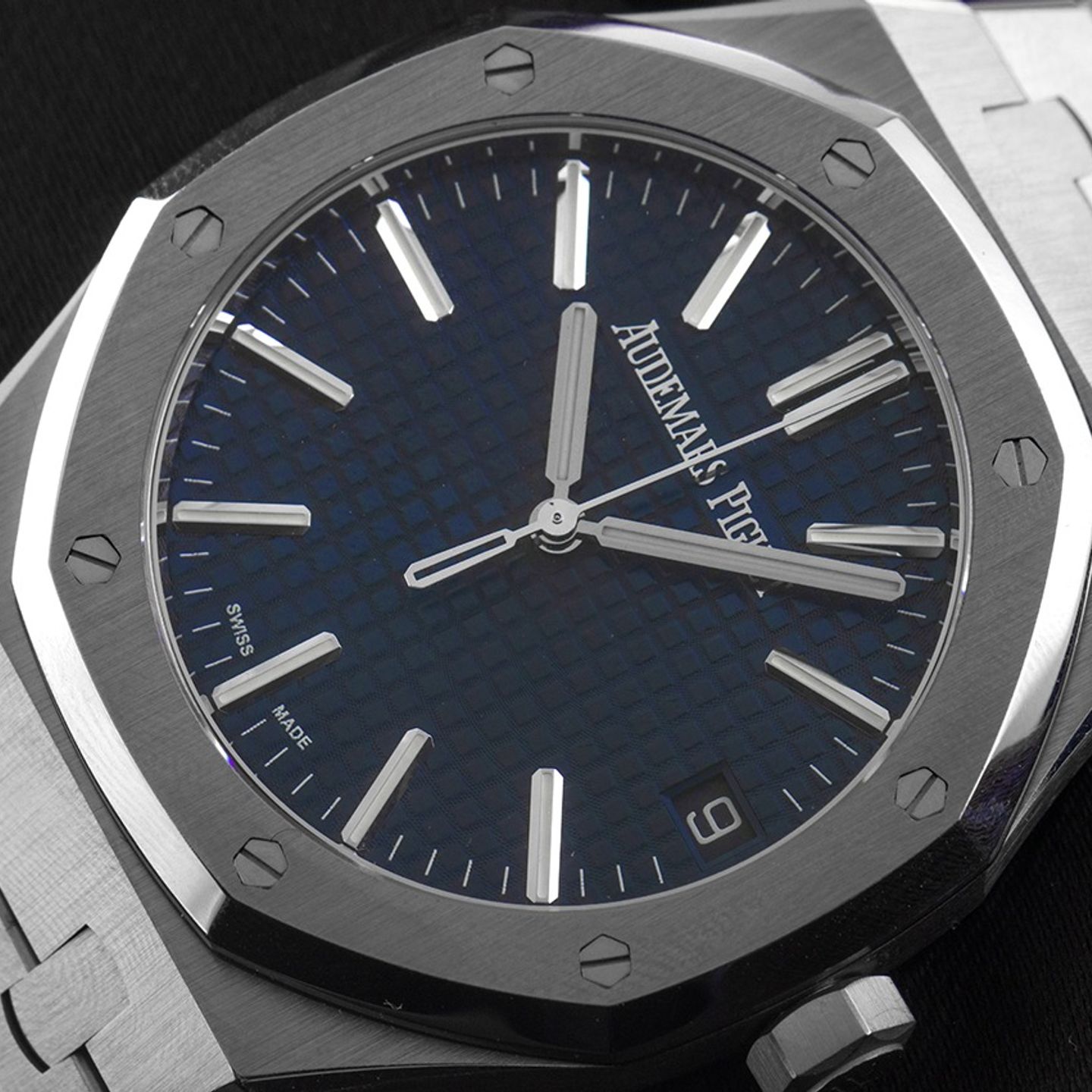 Audemars Piguet Royal Oak Selfwinding 15510ST.OO.1320ST.01 (2020) - Blauw wijzerplaat 41mm Staal (3/7)