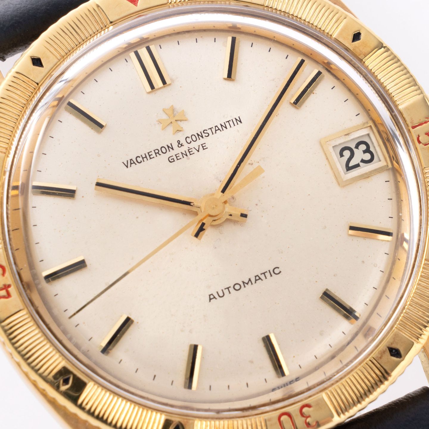 Vacheron Constantin Vintage 6782 (1960) - Wit wijzerplaat 36mm Geelgoud (4/8)