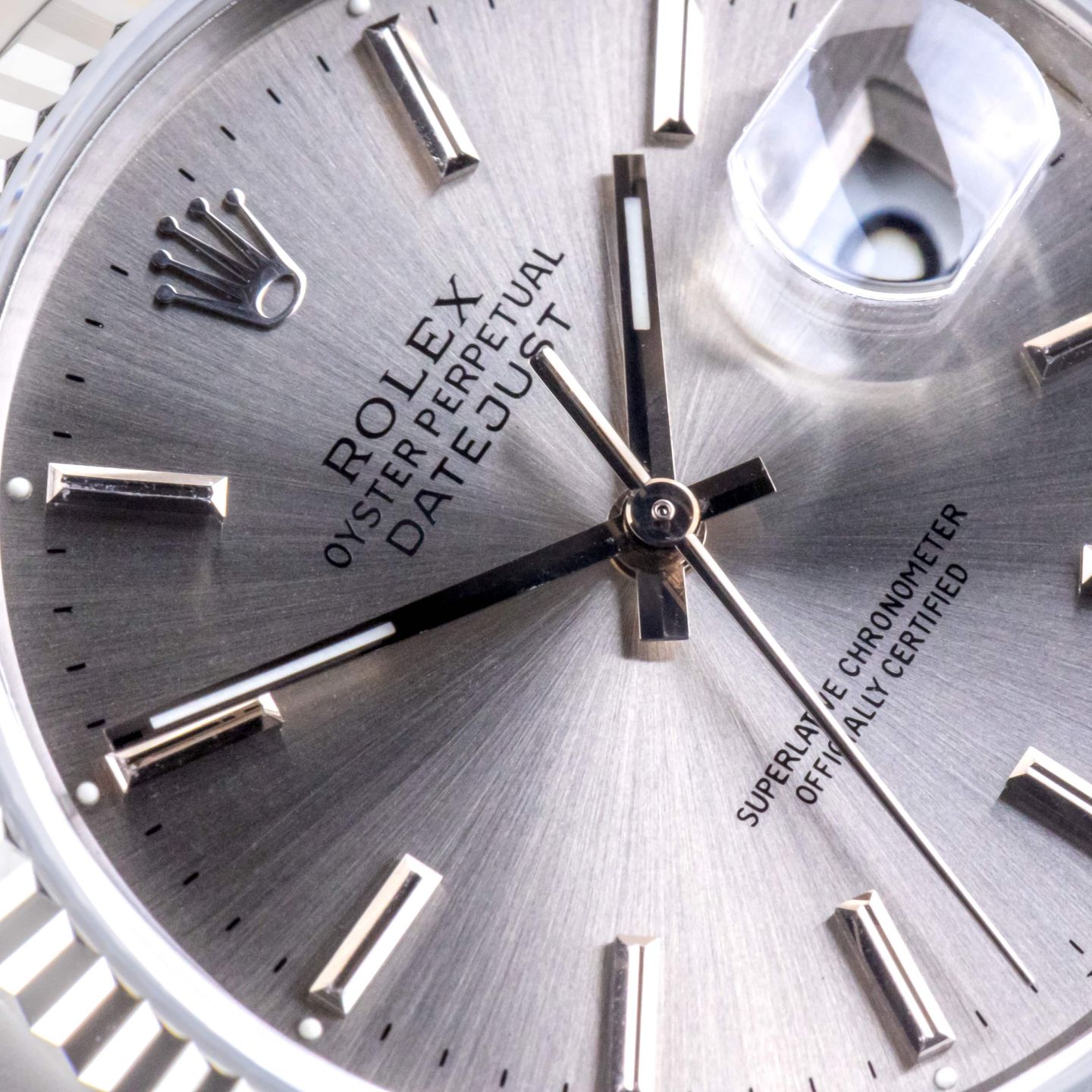Rolex Datejust 36 16234 (1989) - Grey dial 36 mm Steel case (2/8)