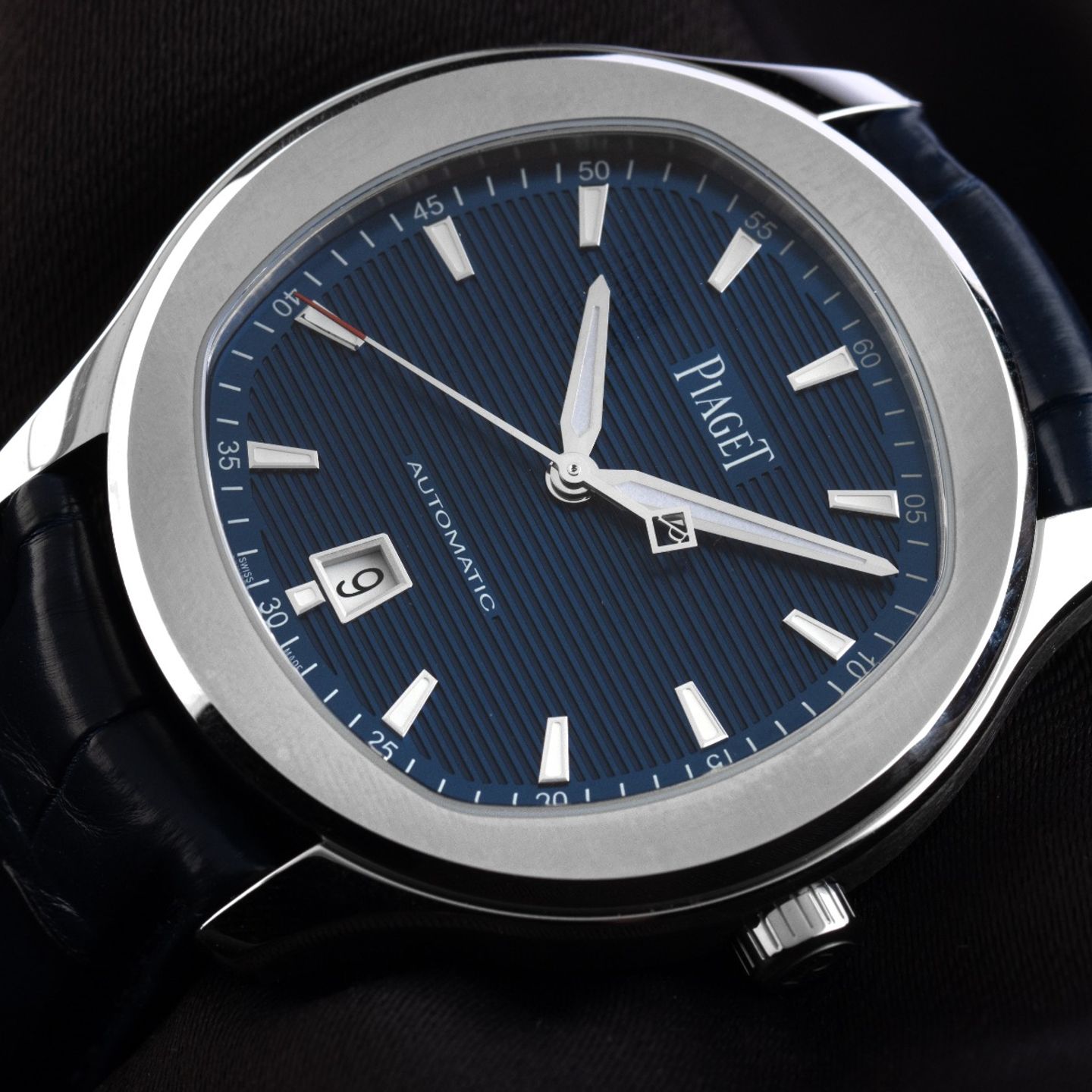Piaget Polo S G0A43001 (2025) - Blauw wijzerplaat 43mm Staal (3/7)