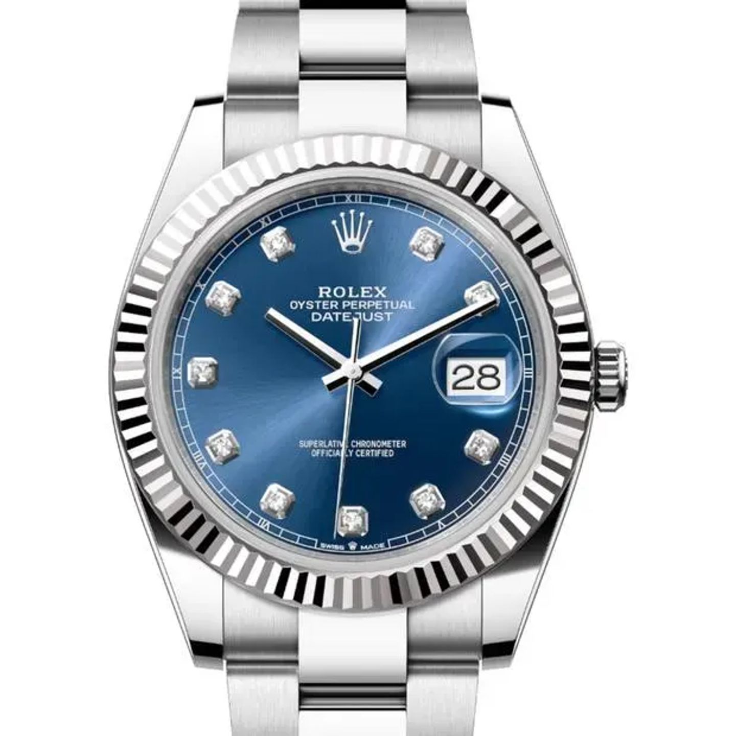 Rolex Datejust 41 126334 (2024) - Blauw wijzerplaat 41mm Staal (4/6)