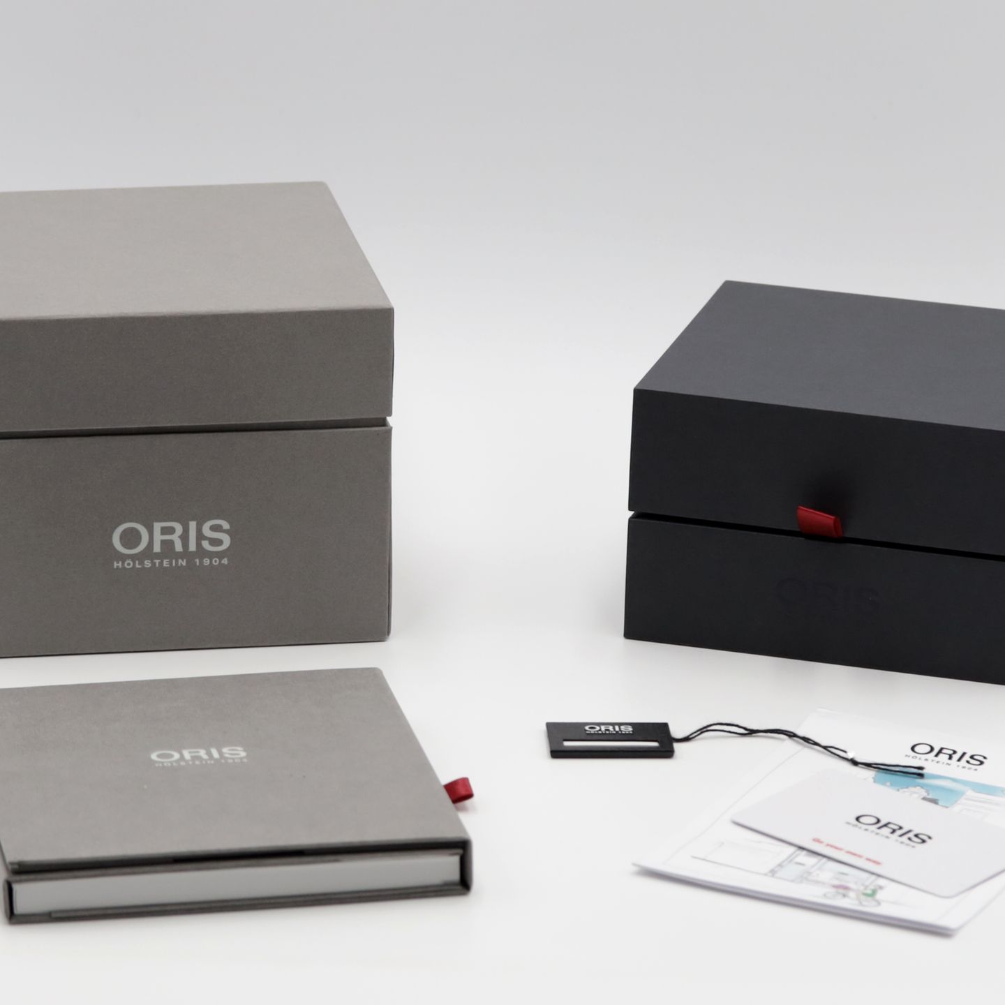 Oris Aquis Date 01 733 7766 4158-07 8 22 05PEB (Onbekend (willekeurig serienummer)) - Rood wijzerplaat 42mm Staal (8/8)