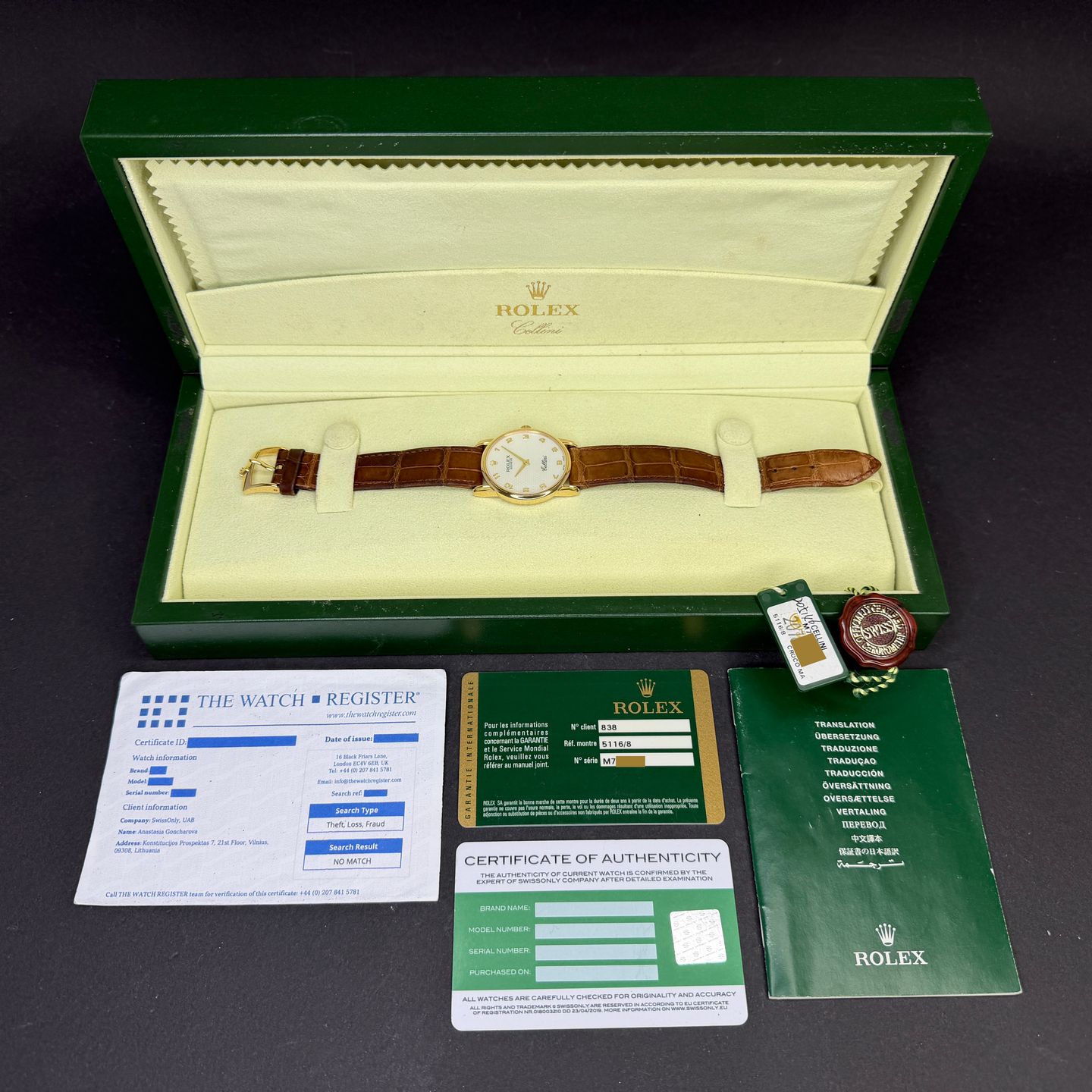 Rolex Cellini 5116 (2008) - 32 mm (3/8)