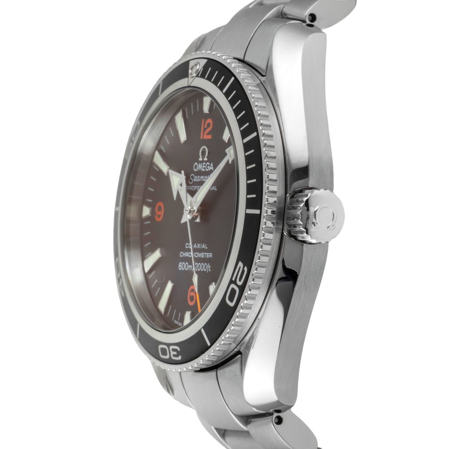 Omega Seamaster Planet Ocean 2201.51.00 (2005) - Black dial 42 mm Steel case (6/8)