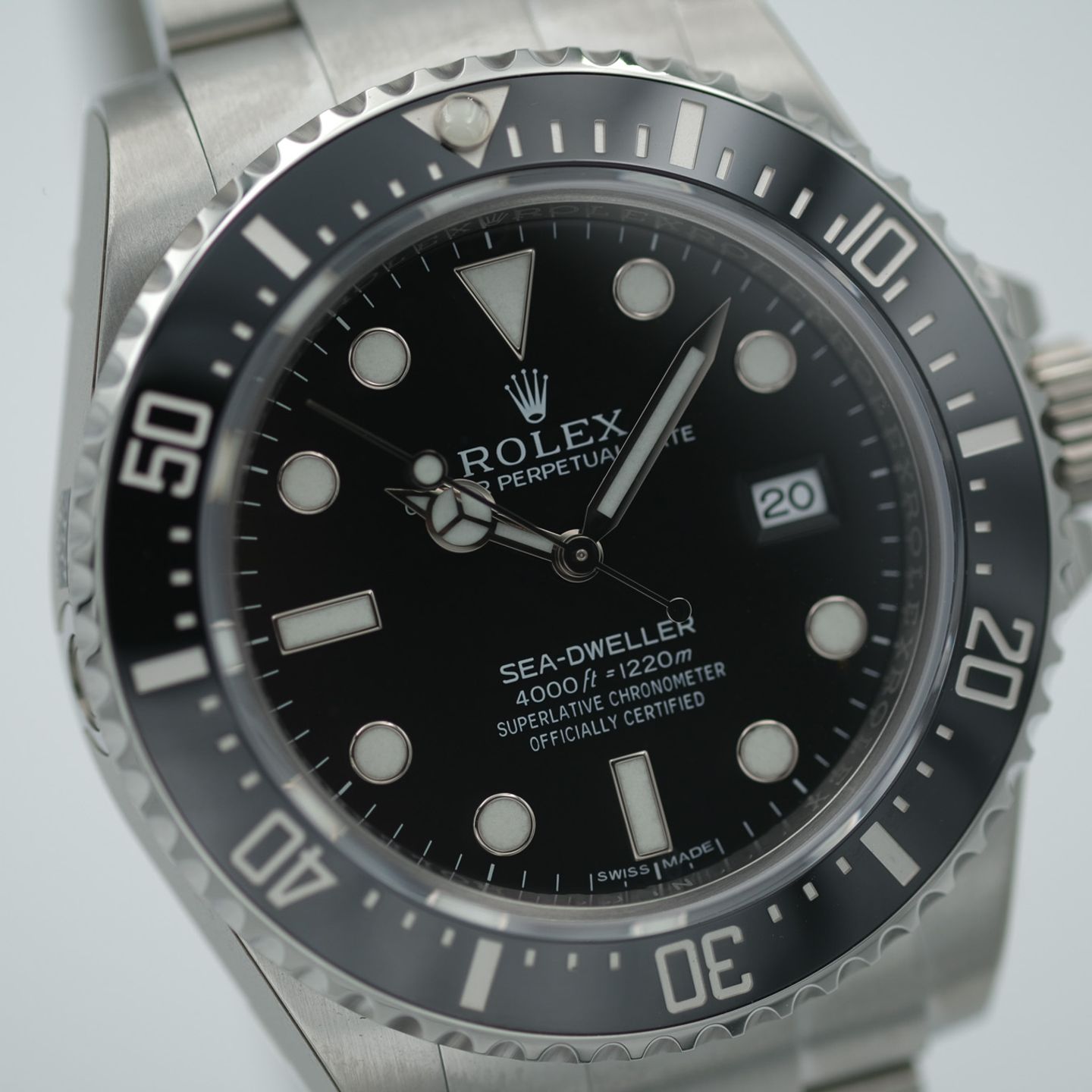 Rolex Sea-Dweller 4000 116600 (2016) - Zwart wijzerplaat 40mm Staal (4/8)