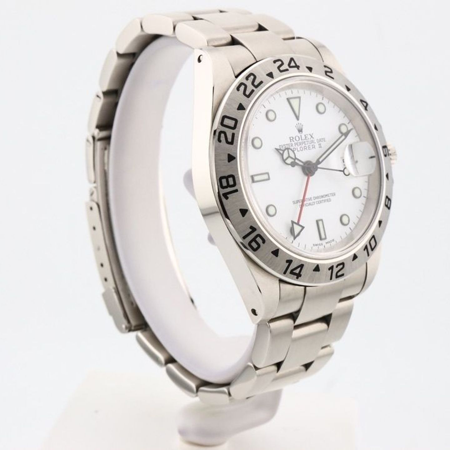 Rolex Explorer II 16570 (2004) - White dial 40 mm Steel case (8/8)