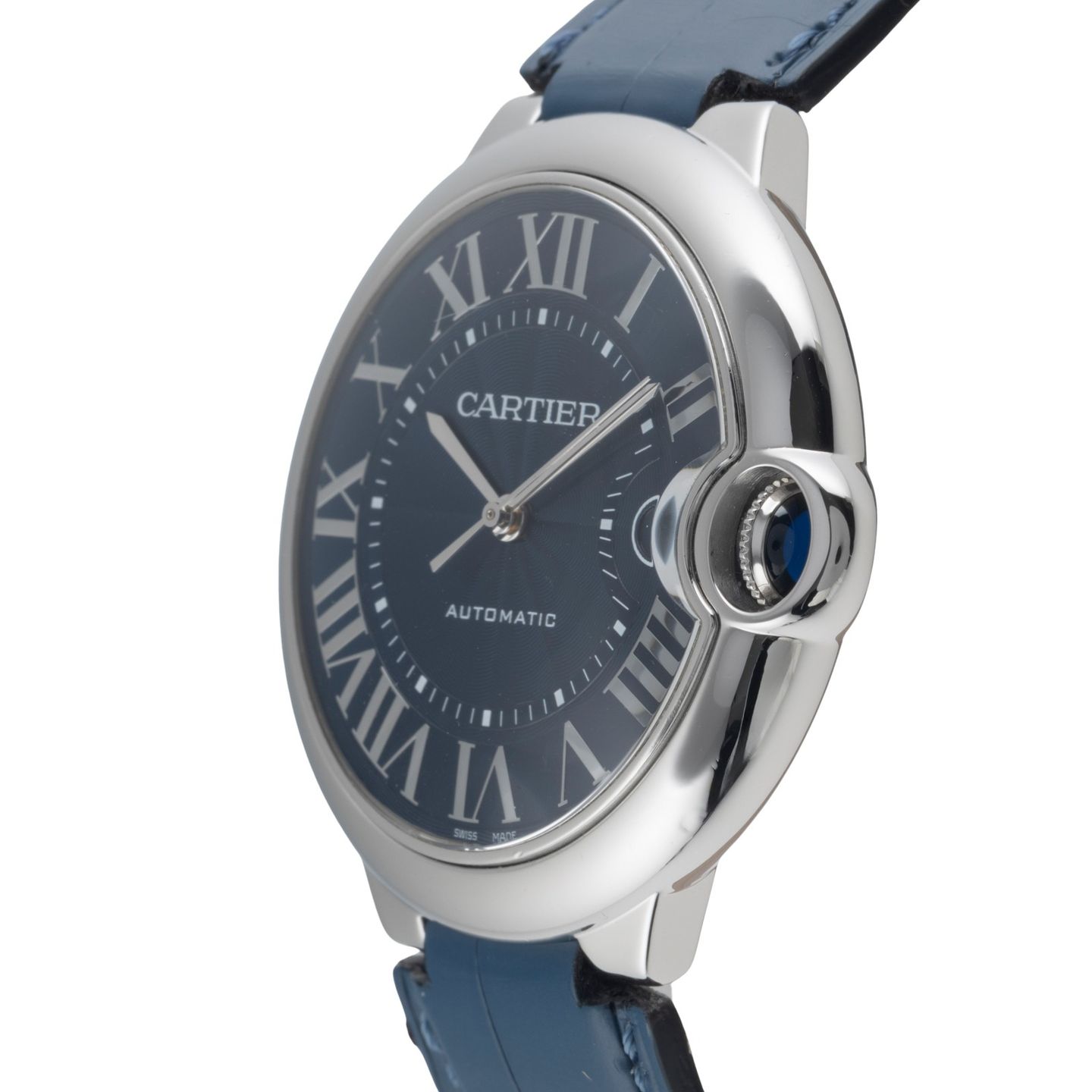 Cartier Ballon Bleu 42mm WSBB0025 (Unknown (random serial)) - Blue dial 42 mm Steel case (6/8)