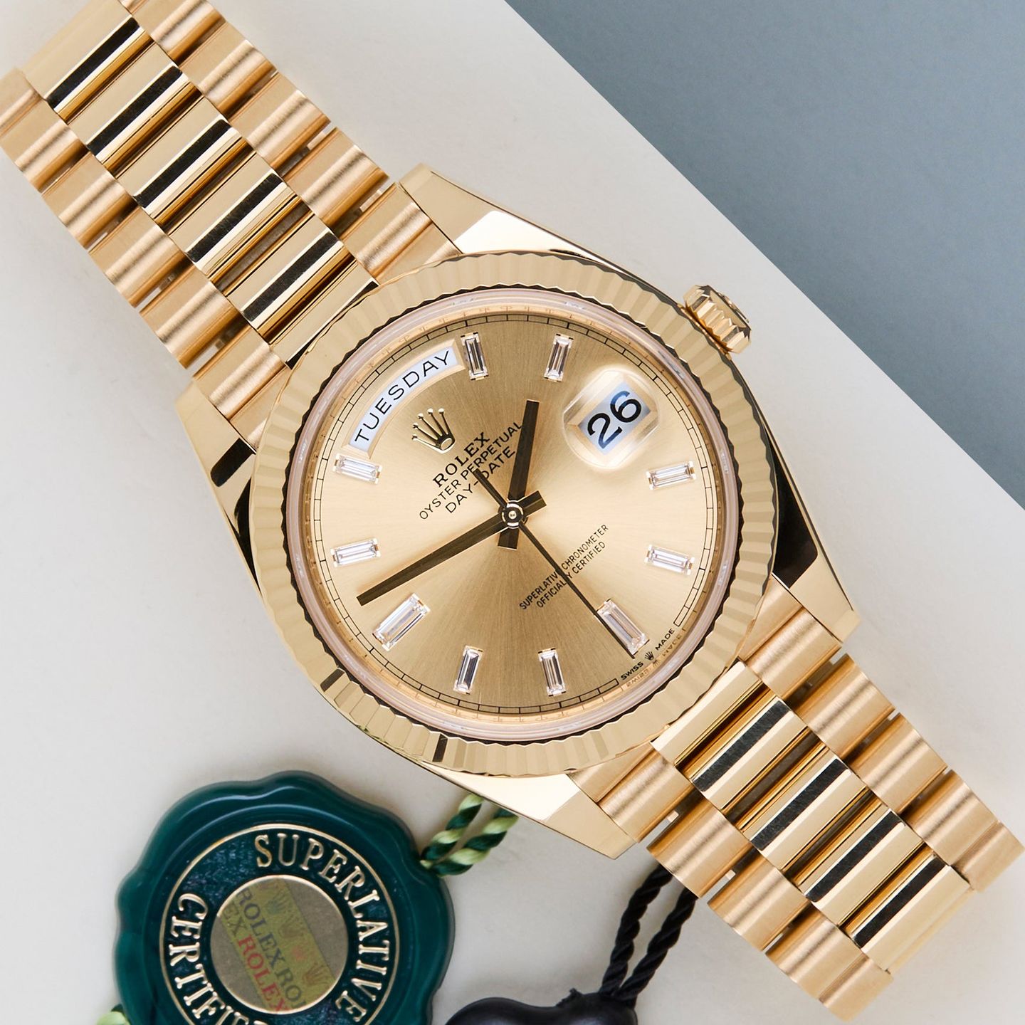 Rolex Day-Date 40 228238 (2022) - 40 mm Yellow Gold case (1/8)