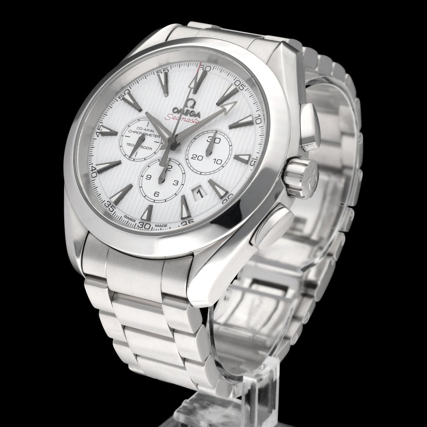 Omega Seamaster Aqua Terra 231.10.44.50.04.001 (2019) - White dial 44 mm Steel case (2/8)