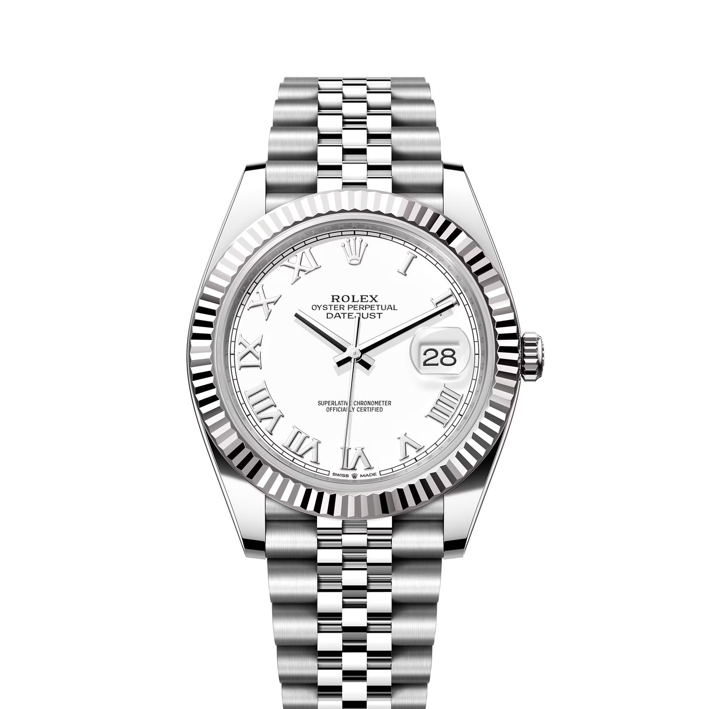 Rolex Datejust 41 126334 (2023) - White dial 41 mm Steel case (1/8)