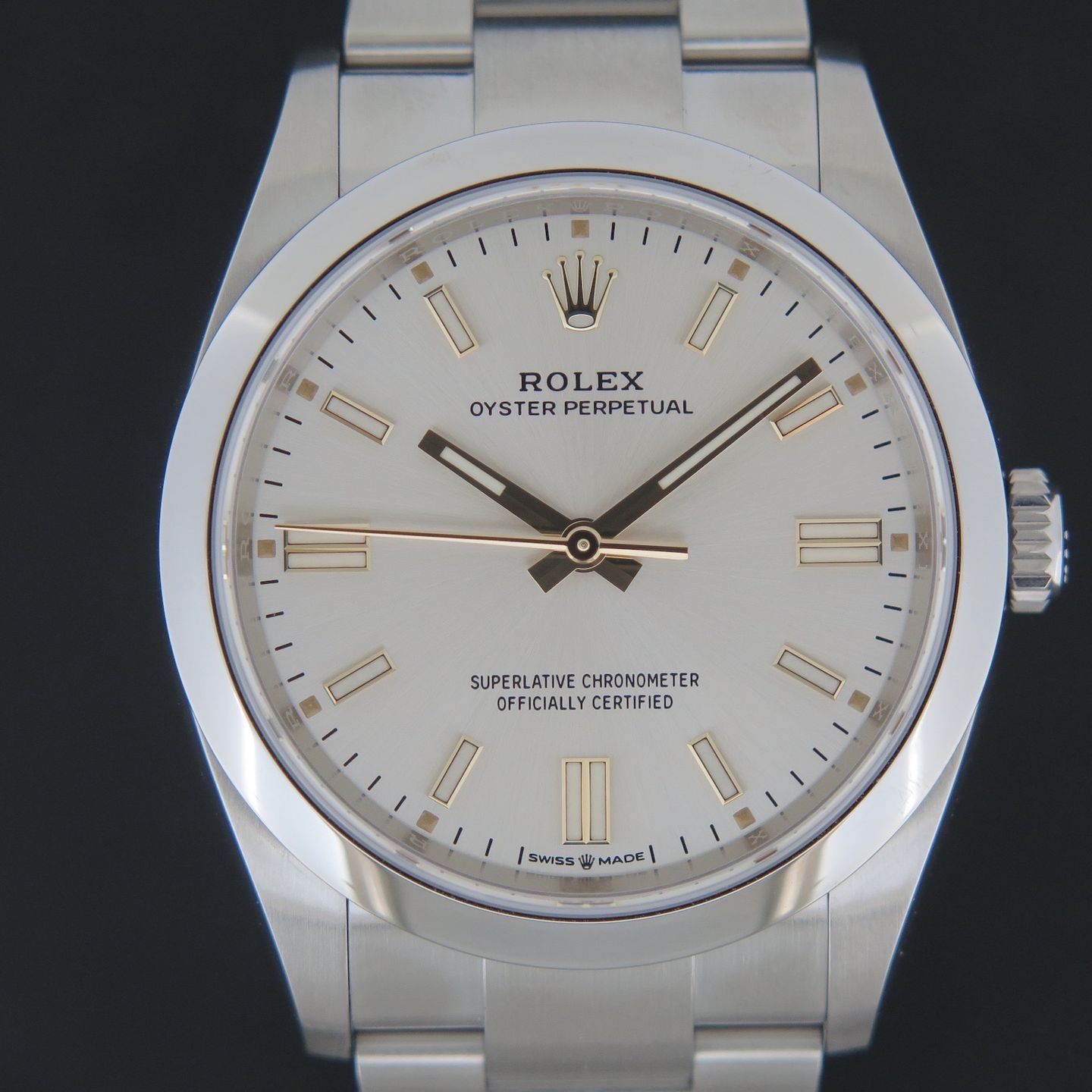 Rolex Oyster Perpetual 126000 (2022) - Turquoise wijzerplaat 36mm Staal (2/6)