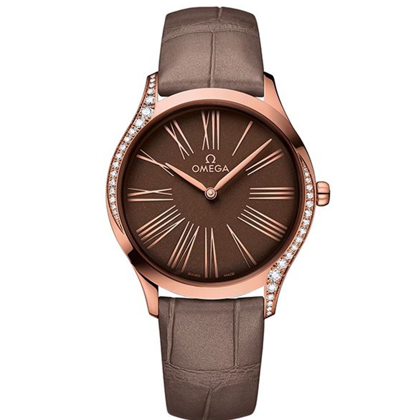 Omega De Ville Trésor 428.58.36.60.13.001 (2024) - Brown dial 36 mm Rose Gold case (1/1)