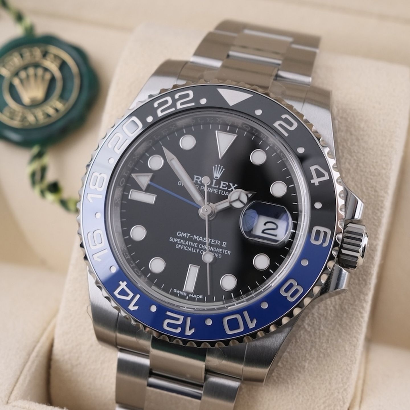 Rolex GMT-Master II 116710BLNR (2018) - Black dial 40 mm Steel case (3/8)