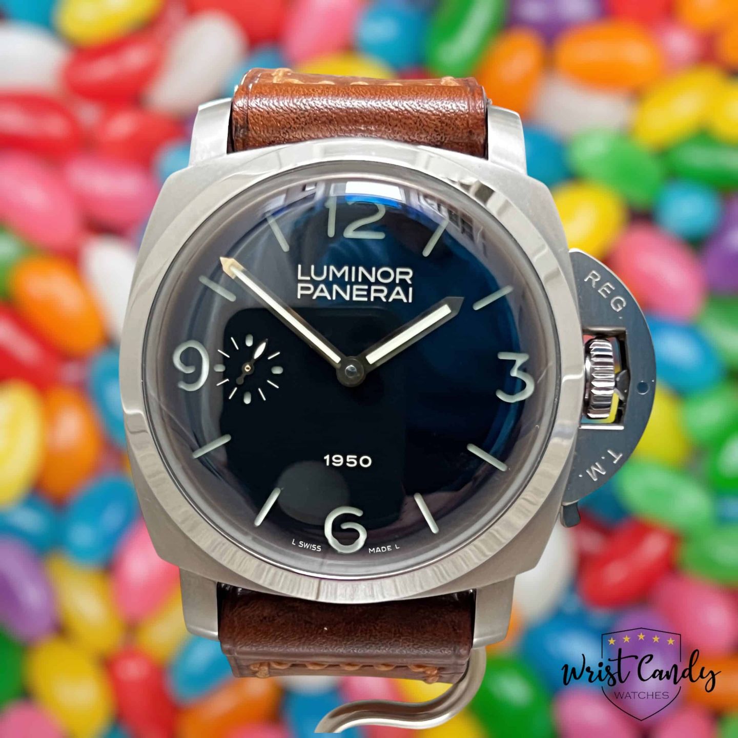 Panerai Special Editions PAM00127 (2003) - Zwart wijzerplaat 47mm Staal (1/8)