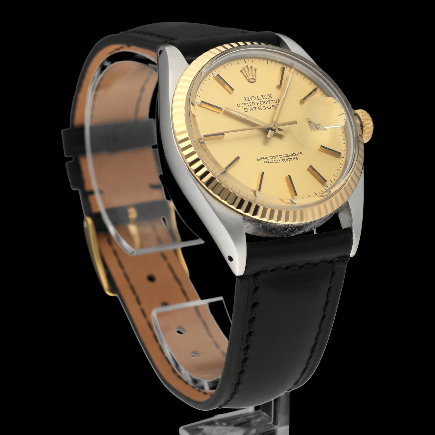 Rolex Datejust 36 16013 (1979) - Champagne wijzerplaat 36mm Goud/Staal (5/7)