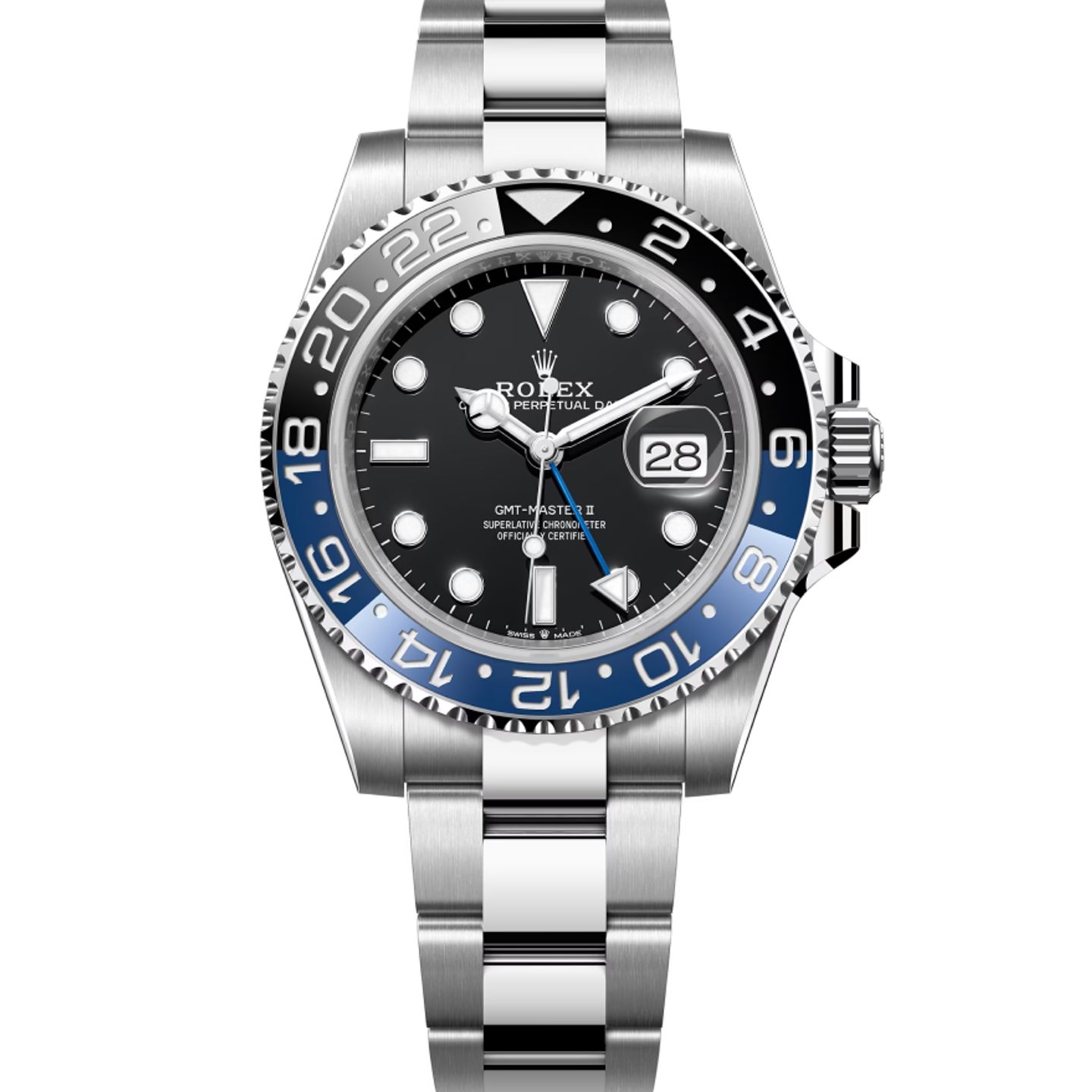 Rolex GMT-Master II 126710BLNR (Onbekend (willekeurig serienummer)) - Zwart wijzerplaat 40mm Staal (1/8)