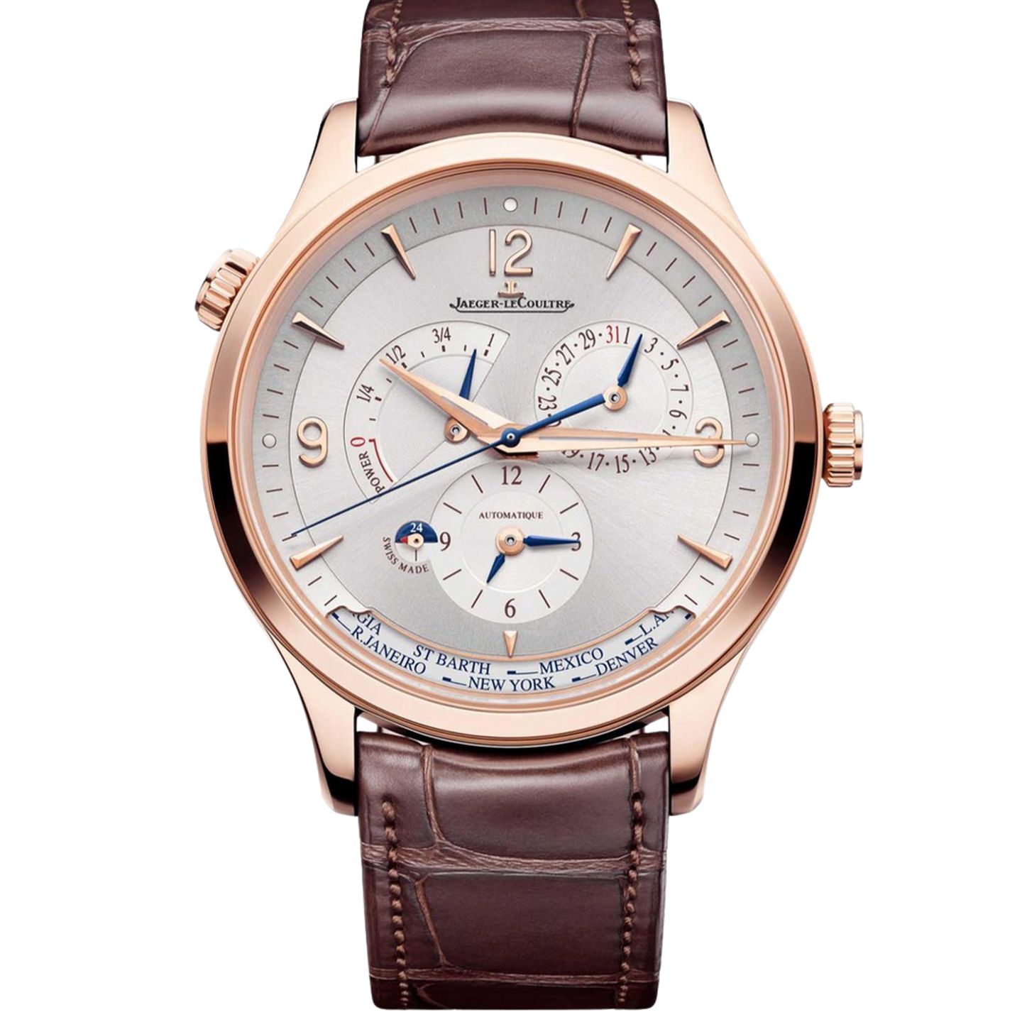 Jaeger-LeCoultre Master Geographic Q4122520 (2024) - Silver dial 40 mm Rose Gold case (1/1)