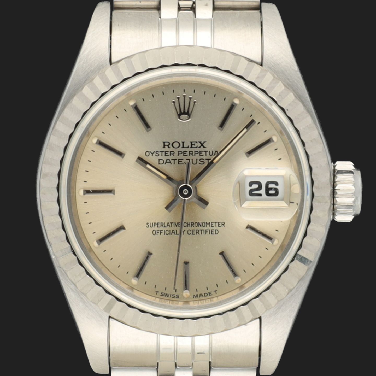 Rolex Lady-Datejust 69174 (Unknown (random serial)) - 26 mm Steel case (2/8)