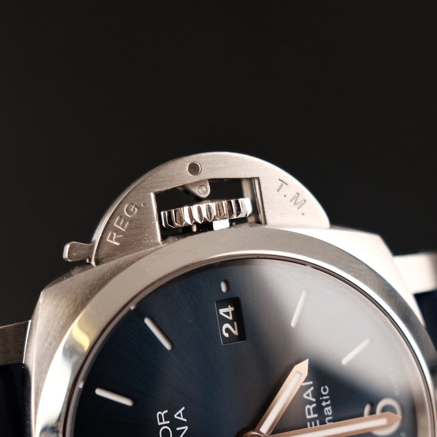 Panerai Luminor Marina 1950 3 Days Automatic PAM01393 (2022) - Blauw wijzerplaat 42mm Staal (4/8)